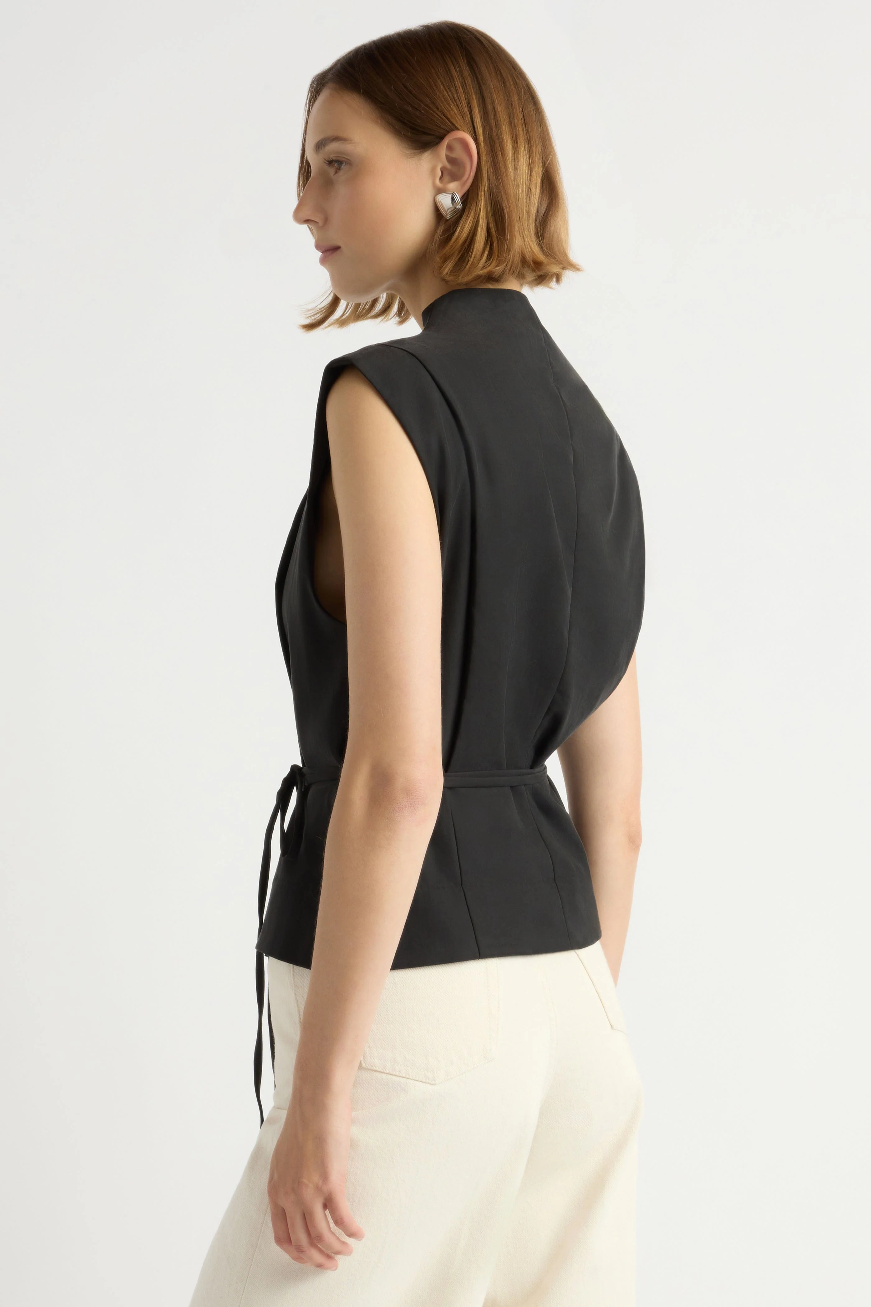 Leandra Tie-Wrap Vest - Image 6