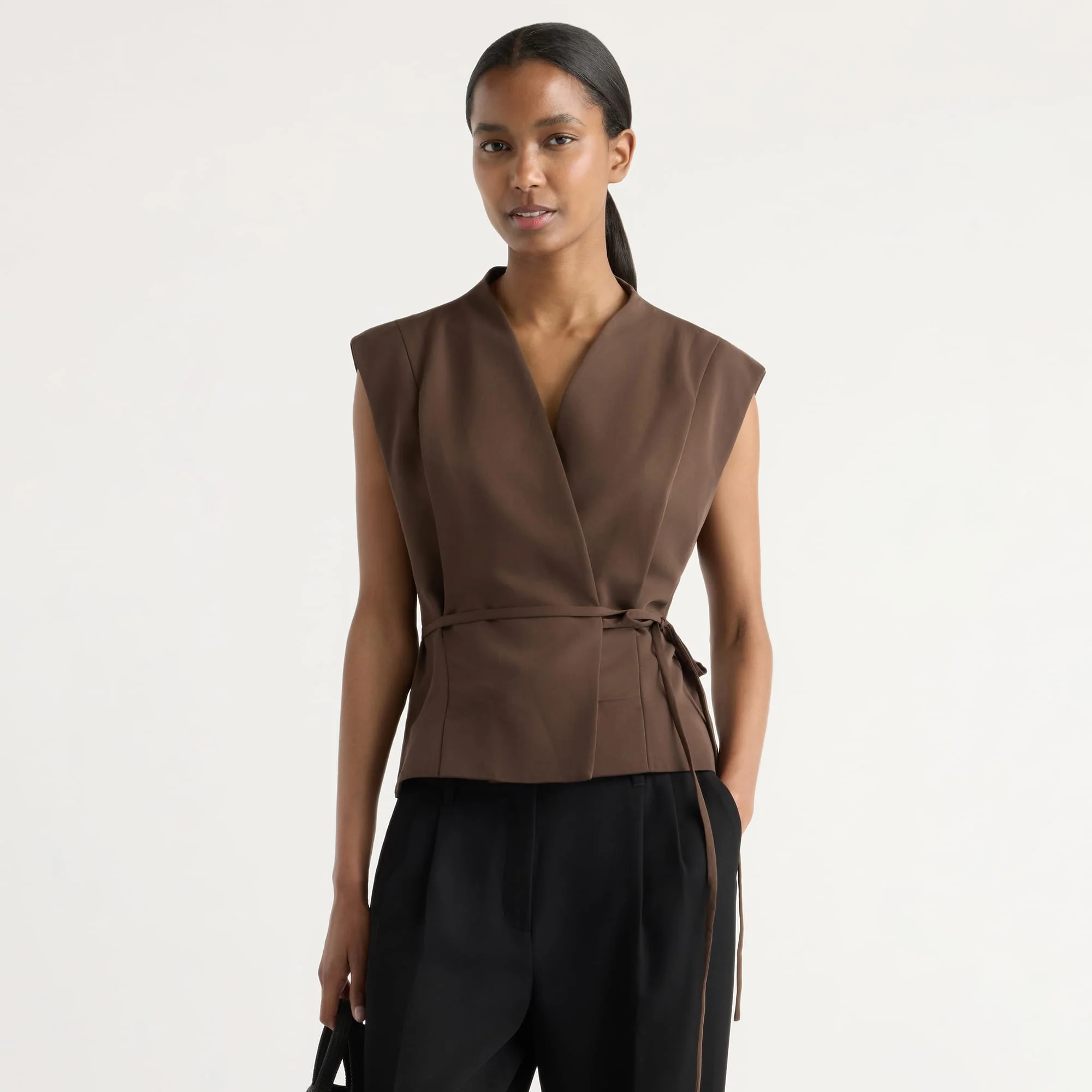 Leandra Tie-Wrap Vest