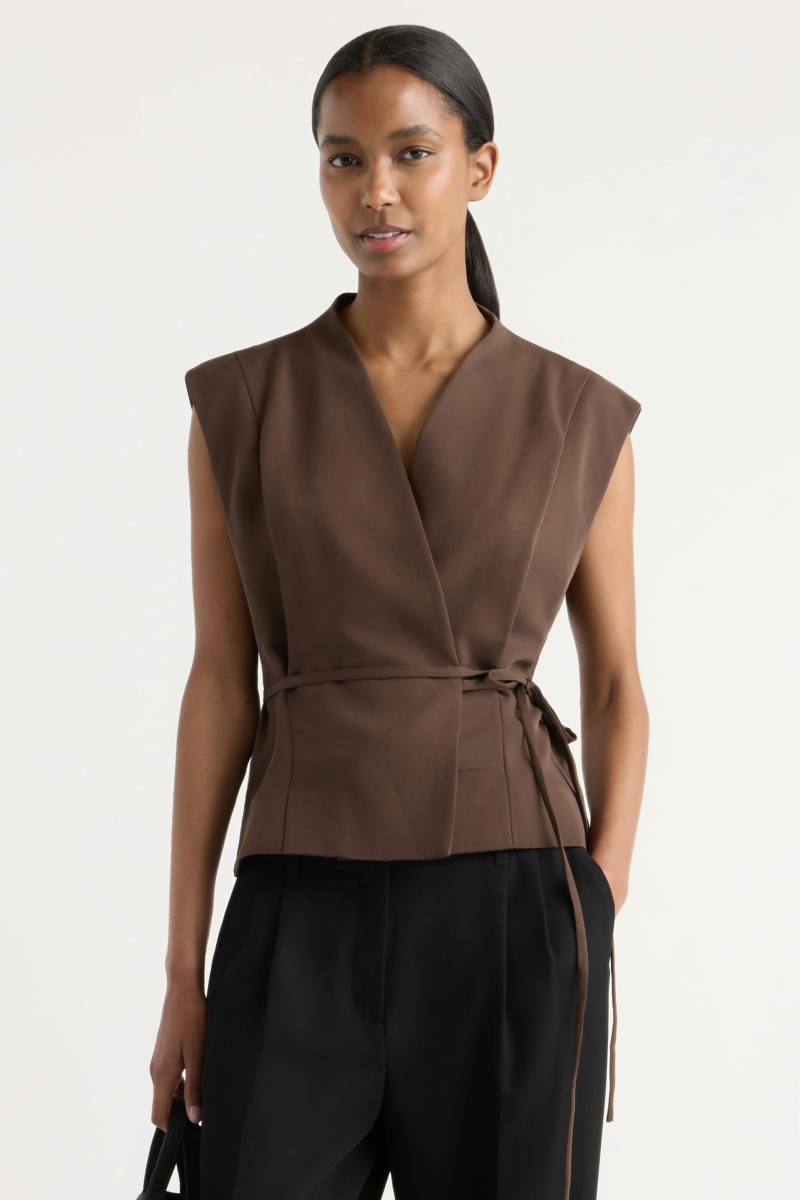 Leandra Tie-Wrap Vest - Image 2