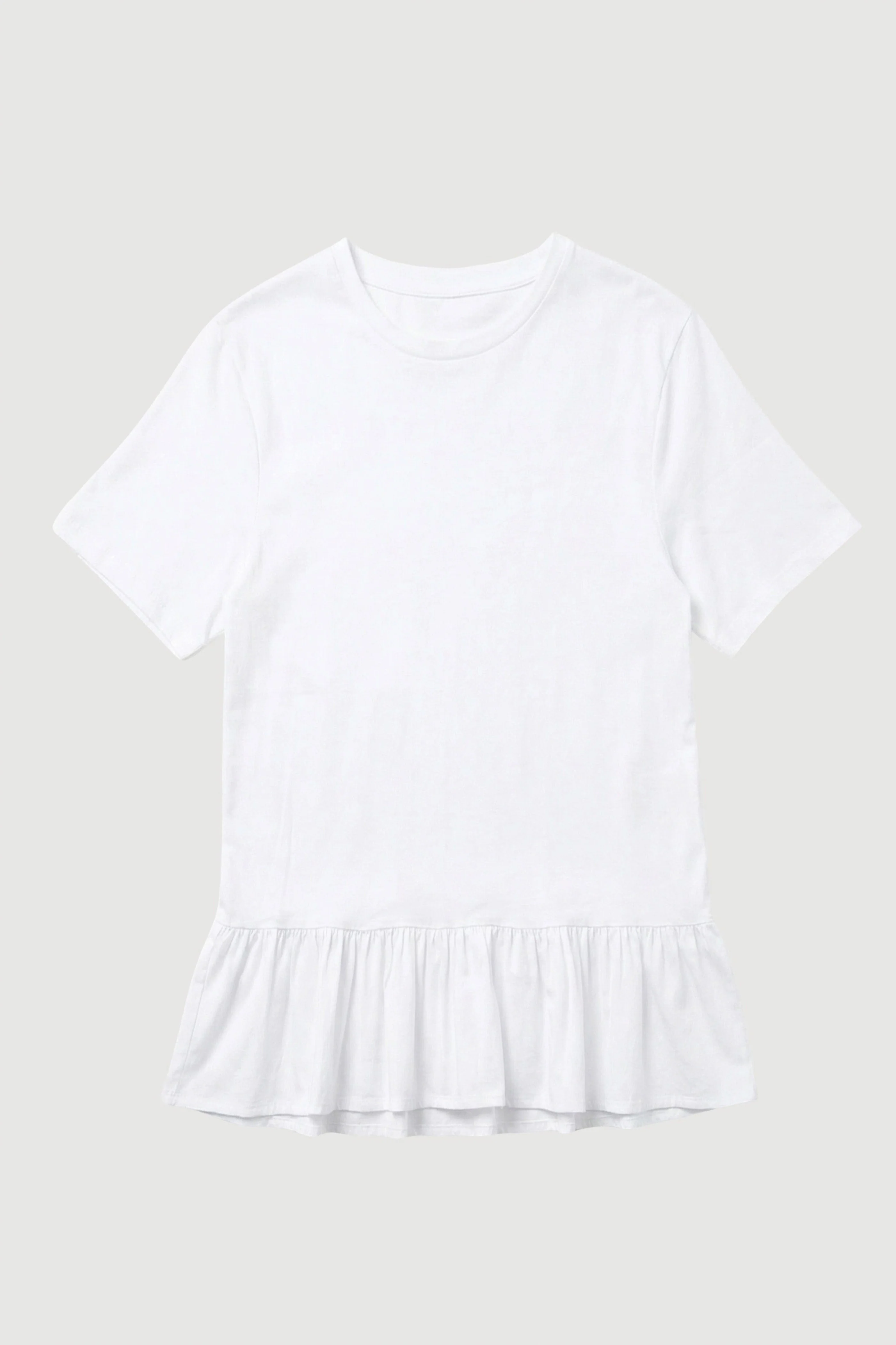 Leonie Organic Cotton Ruffled Tunic Tee - Image 10