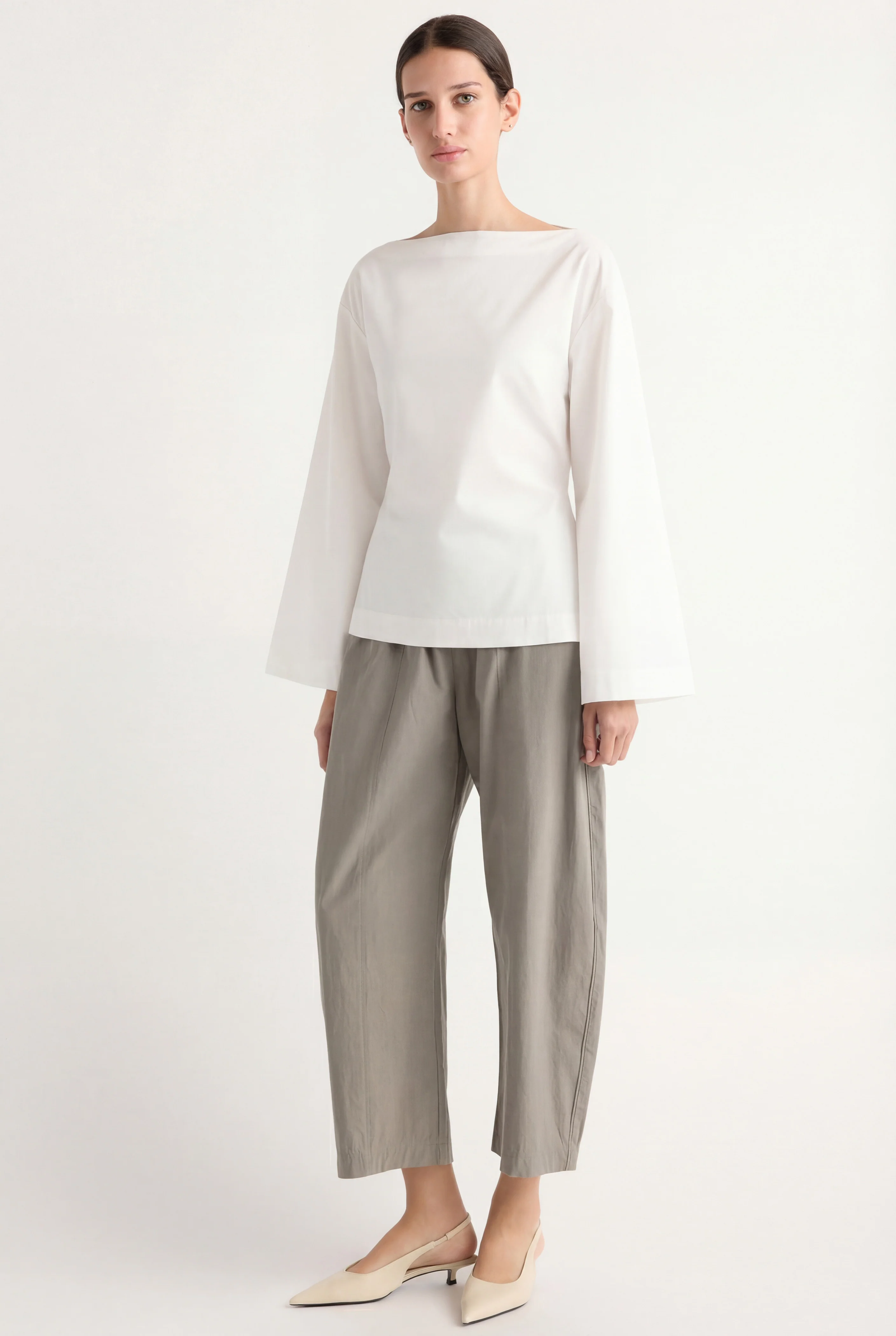 Lilian Sculpted Flare-Sleeve Blouse - Image 3