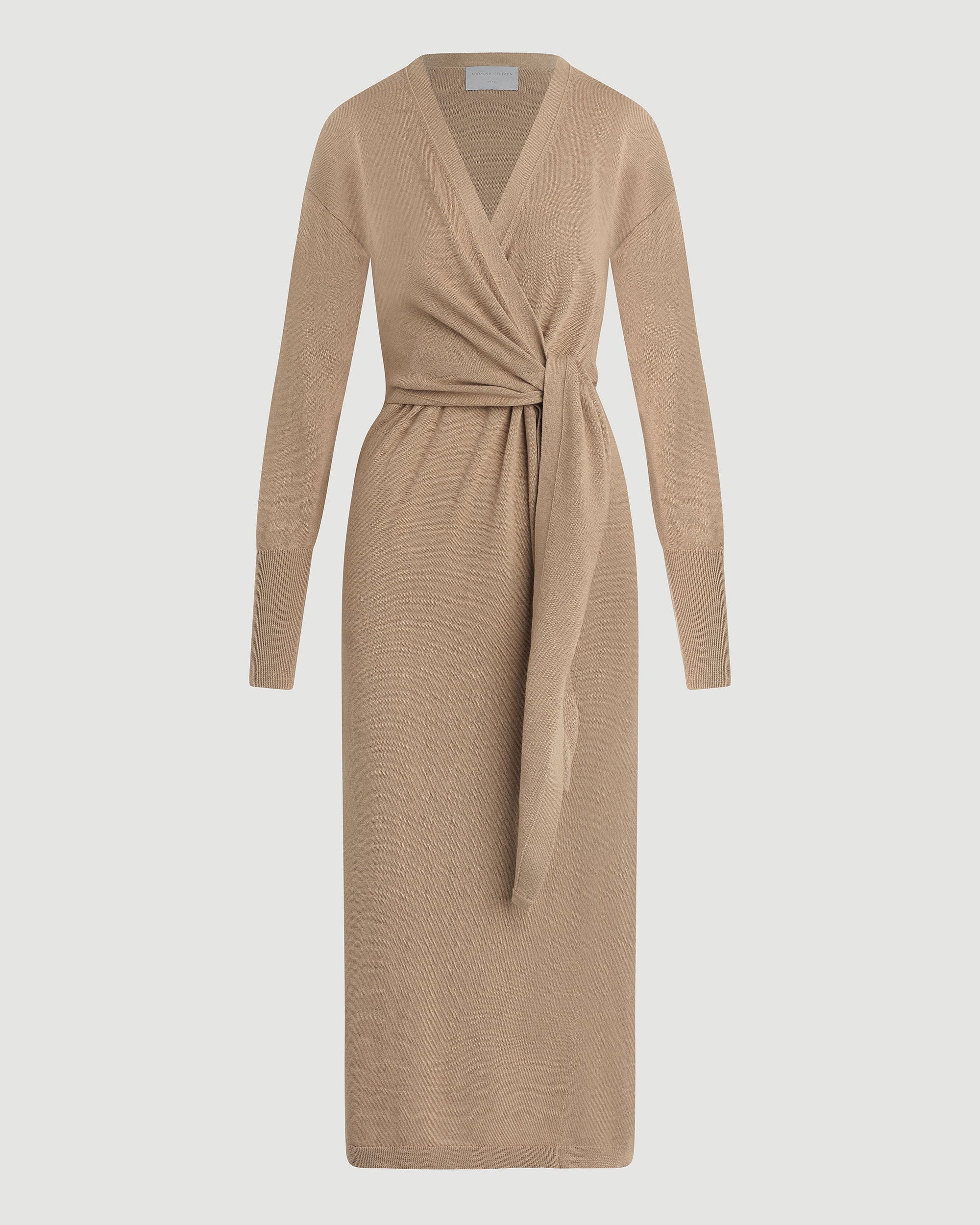 Linden Front-Wrap Sweater Dress (Petite) - Image 2