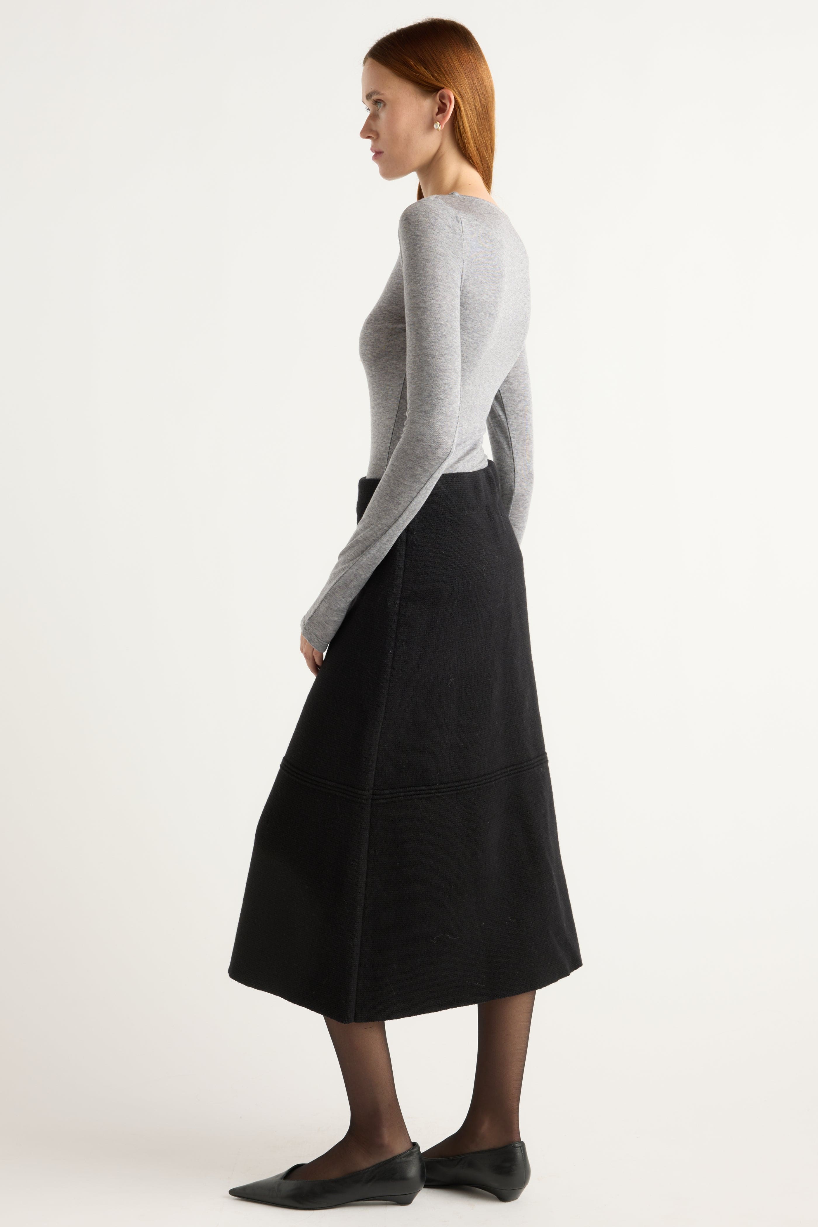 Lora Organic Cotton-Wool Skirt - Image 6