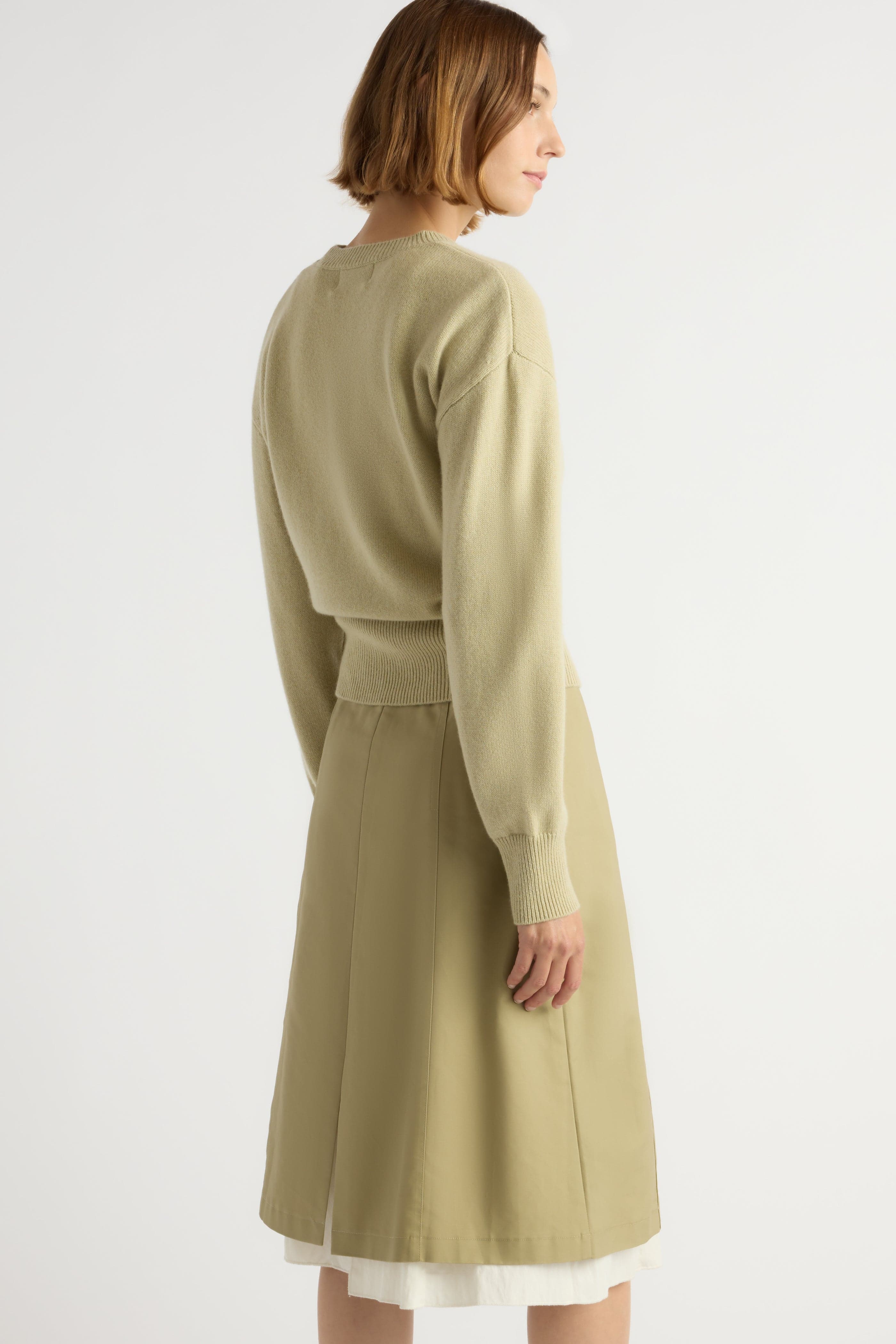 Marielle Wool-Cashmere Blouson Sweater - Image 4