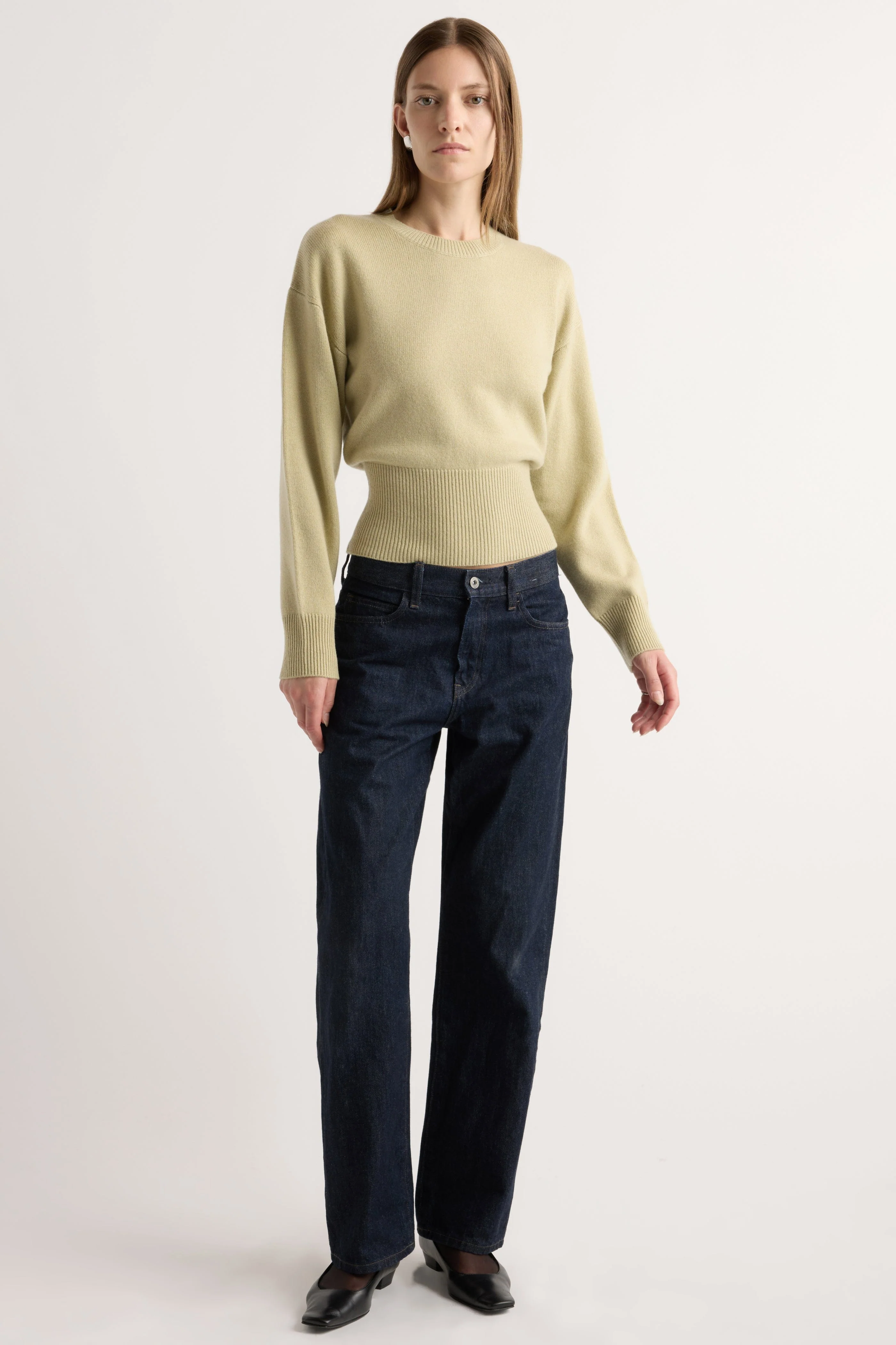 Marielle Wool-Cashmere Blouson Sweater - Image 6