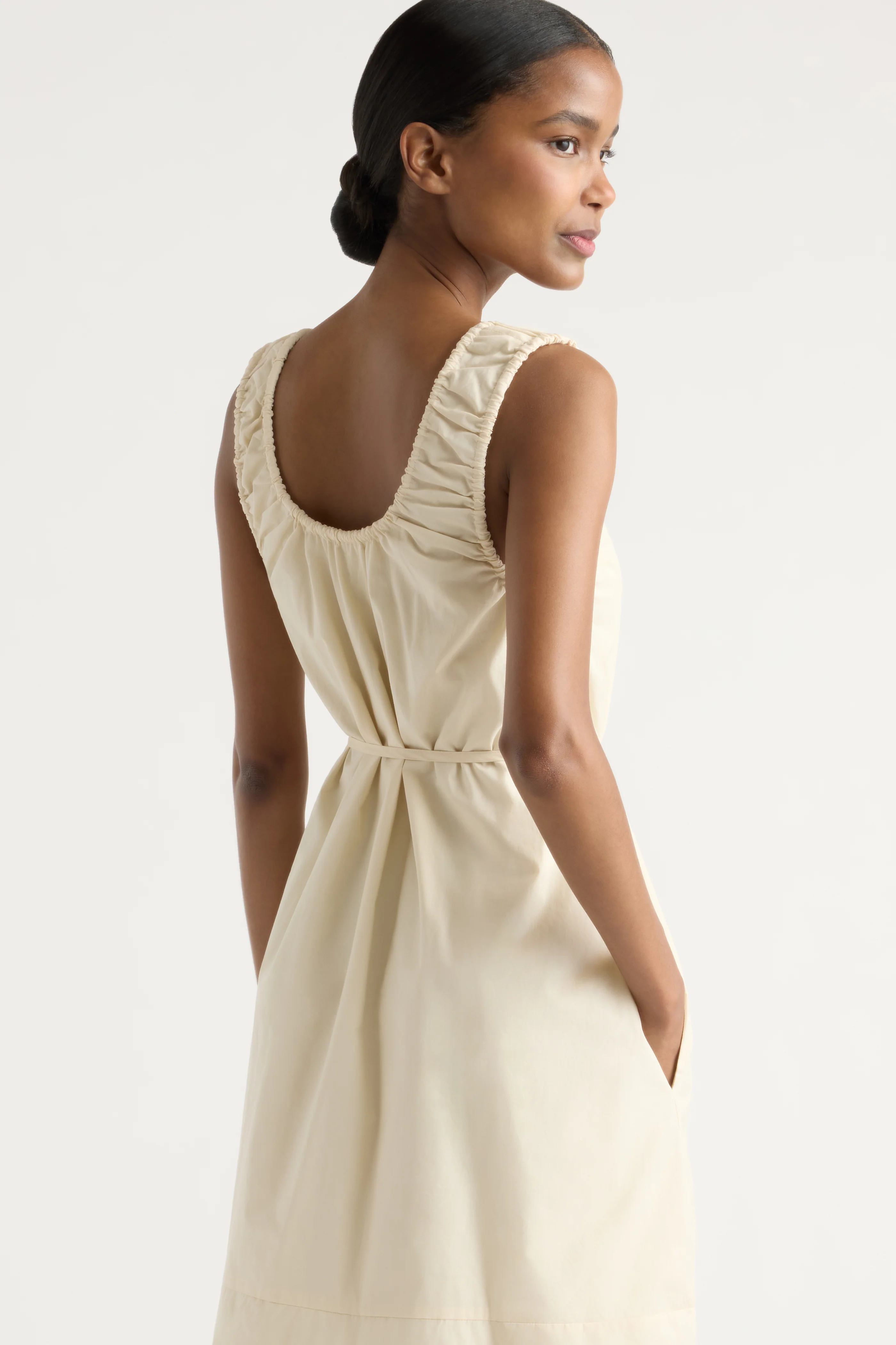 Midori Organic Cotton U-Neck Dress - Image 6