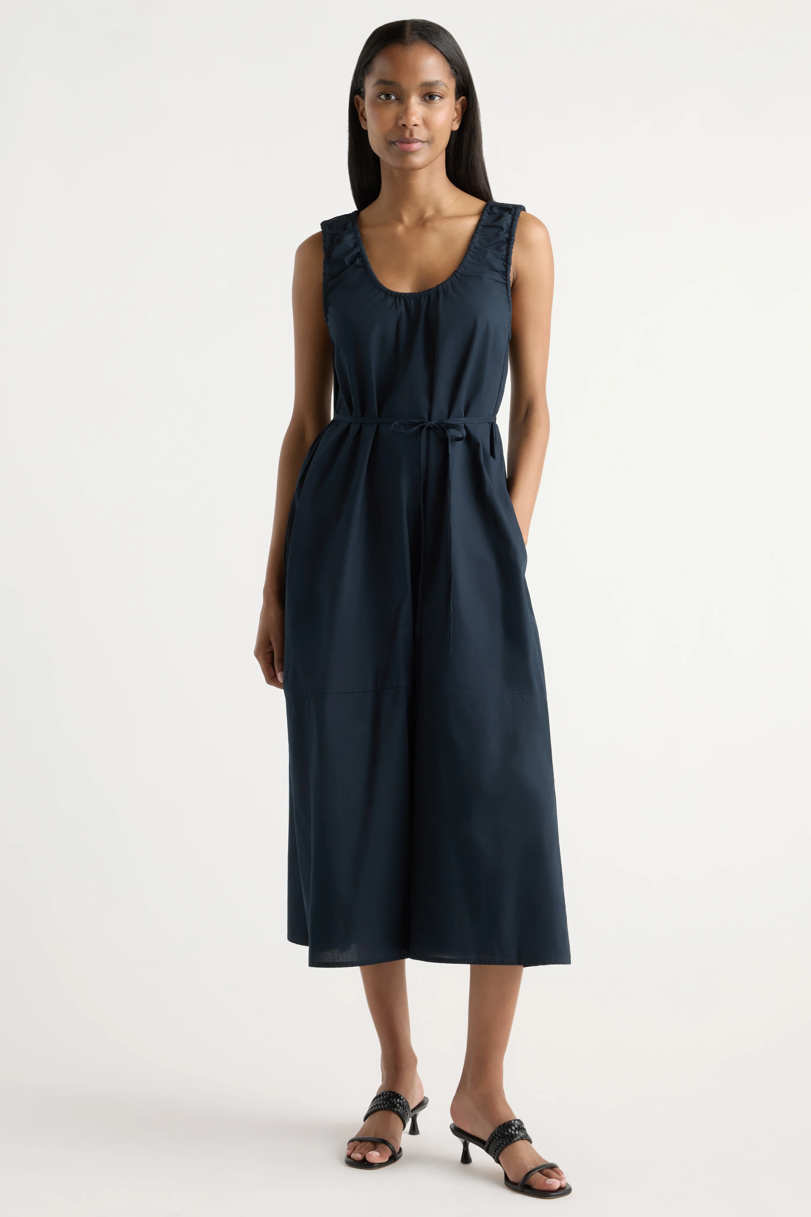 Midori Organic Cotton U-Neck Dress - Image 5