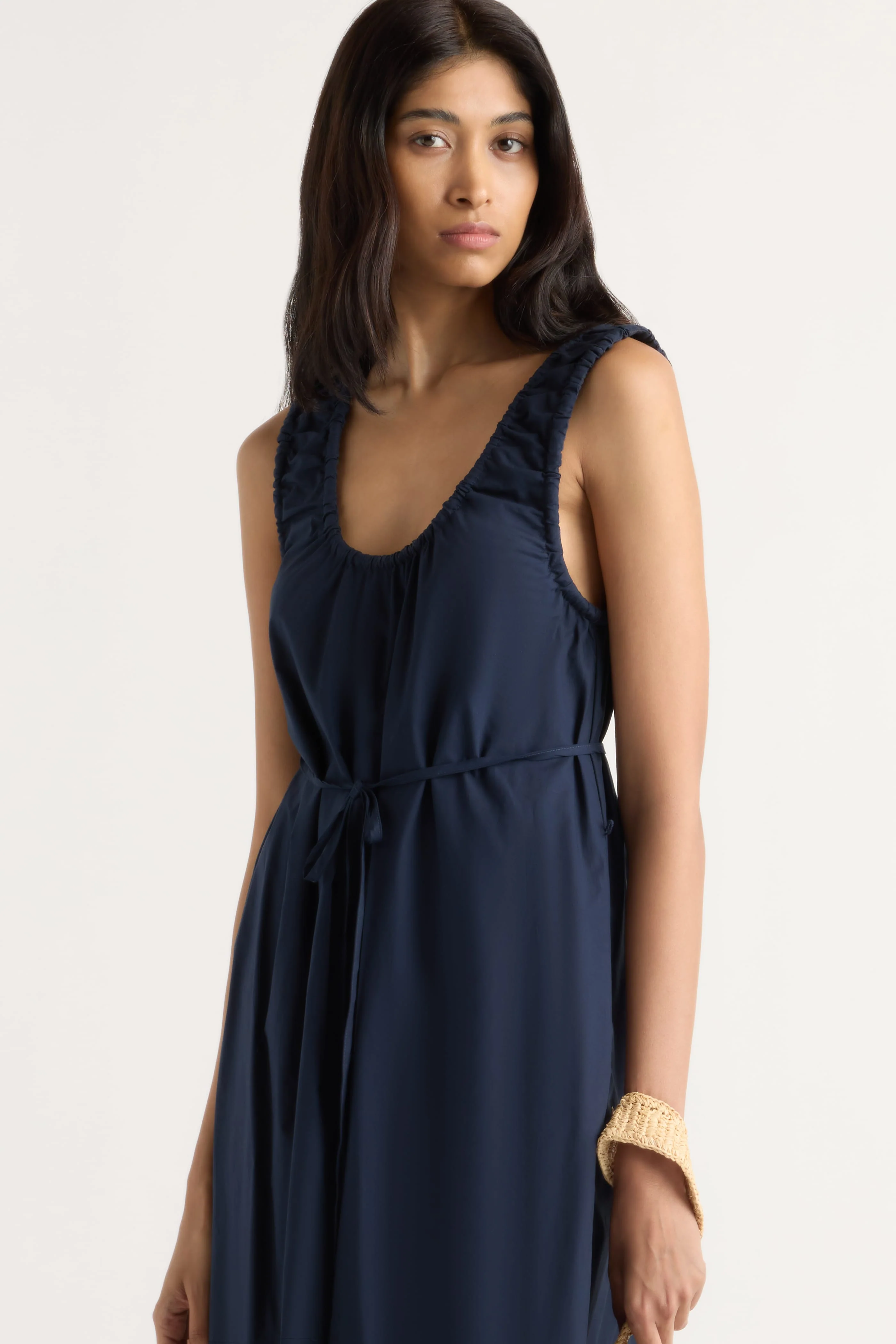 Midori Organic Cotton U-Neck Dress - Image 8