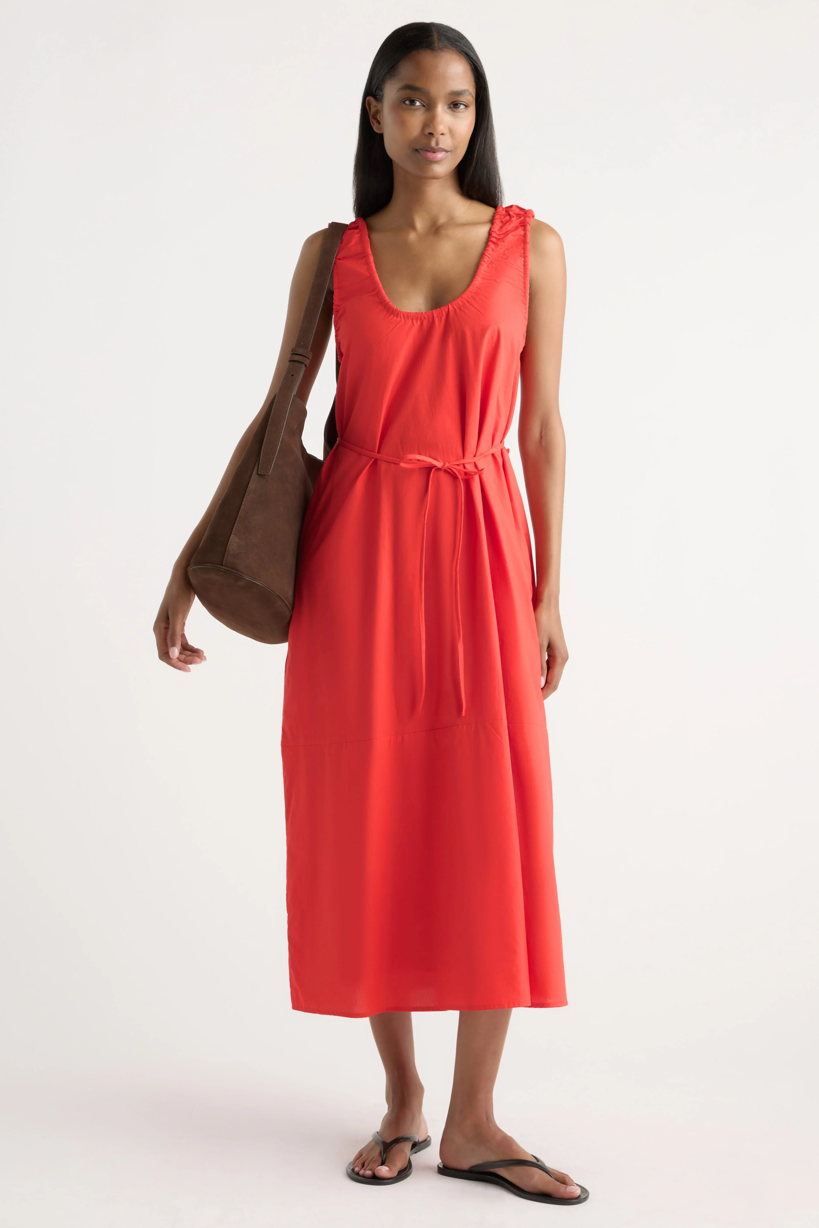 Midori Organic Cotton U-Neck Dress - Image 2
