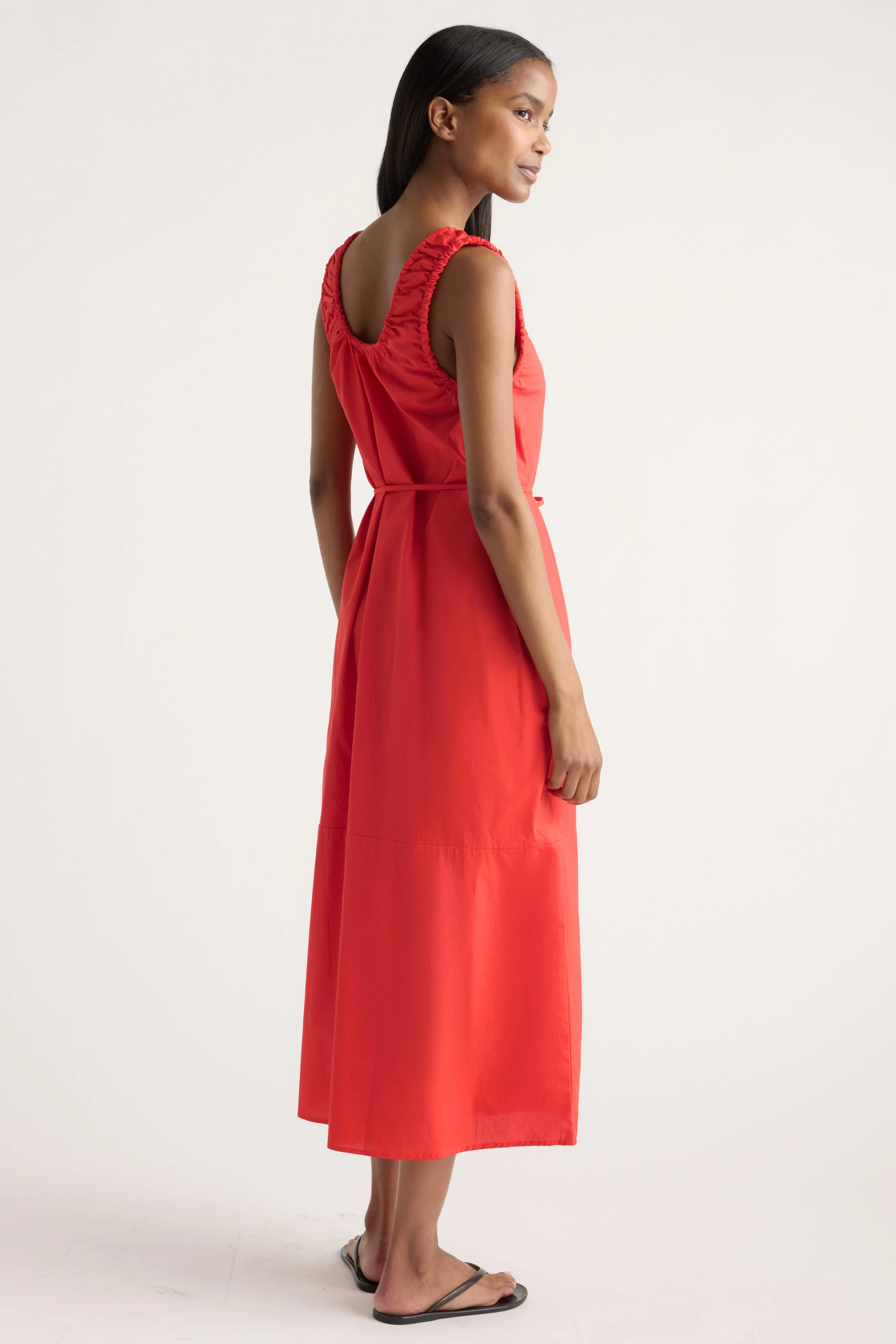 Midori Organic Cotton U-Neck Dress - Image 5