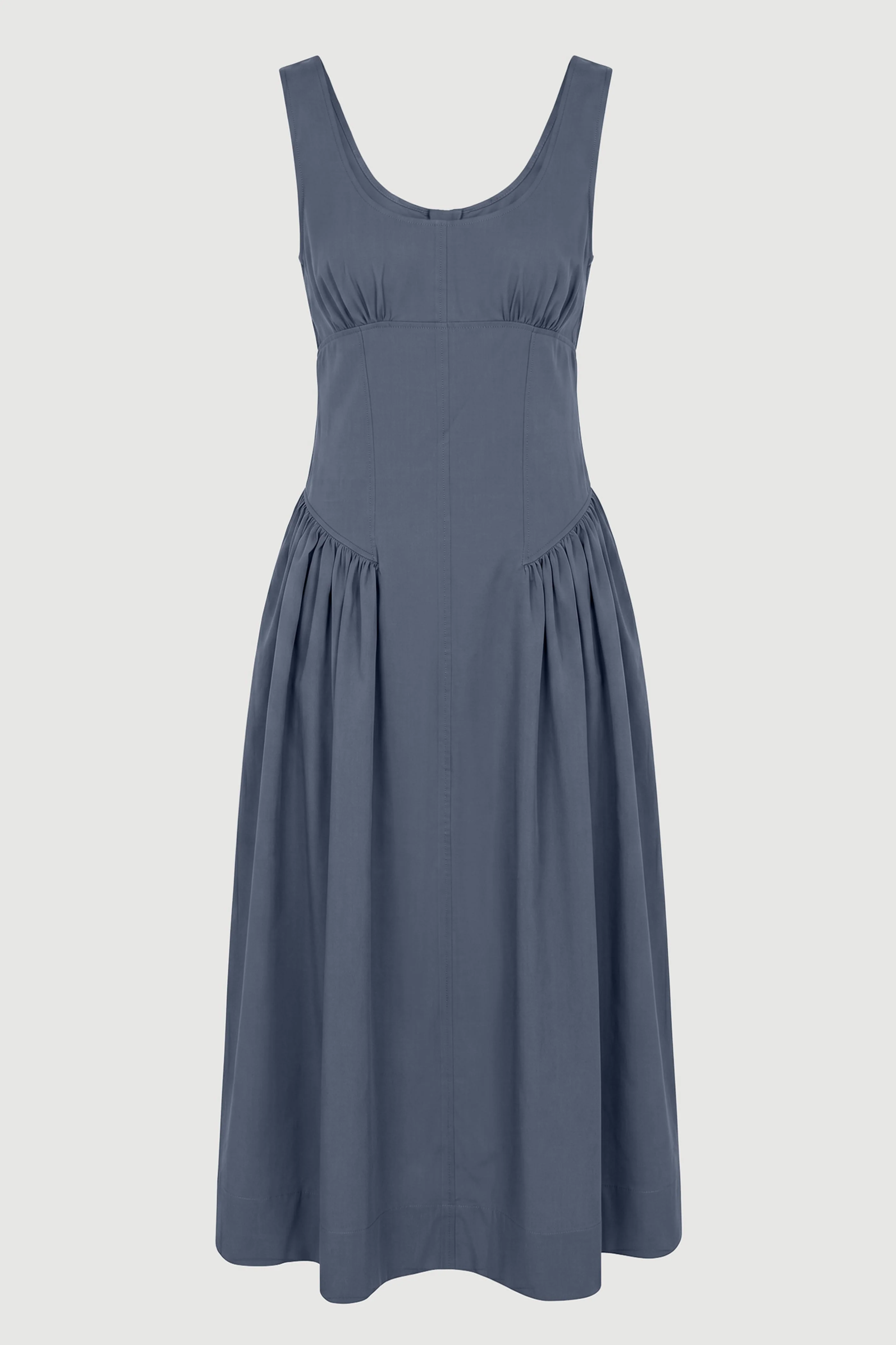 Nadiyah Bustier Shirred A-Line Dress - Image 9