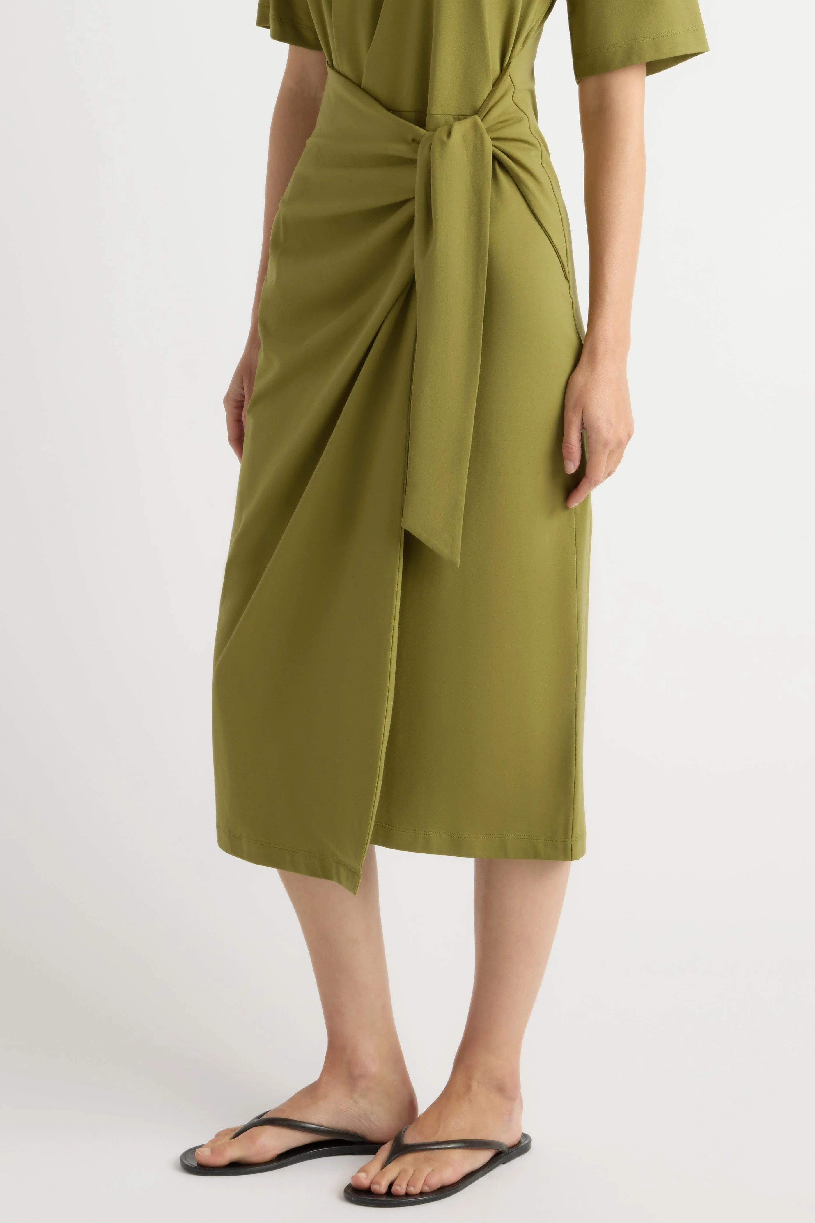 Noa Organic Cotton T-Shirt Wrap Dress - Image 5