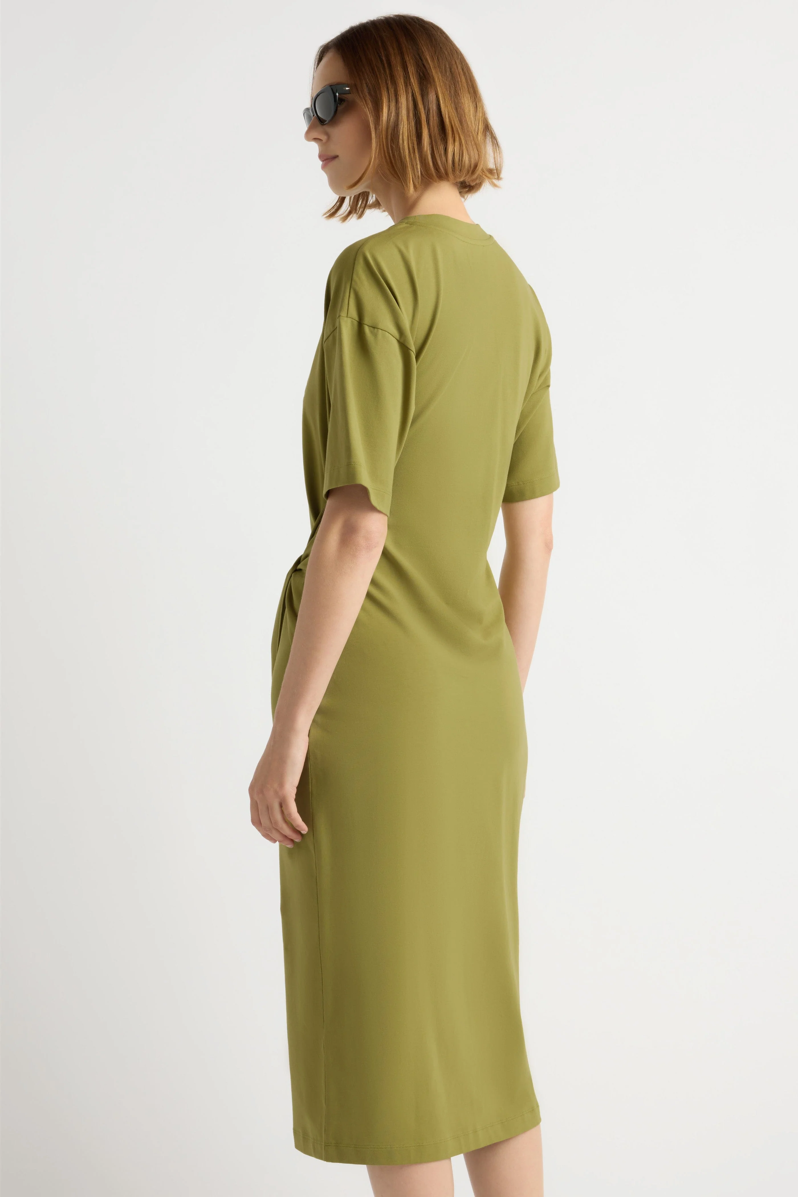 Noa Organic Cotton T-Shirt Wrap Dress - Image 6
