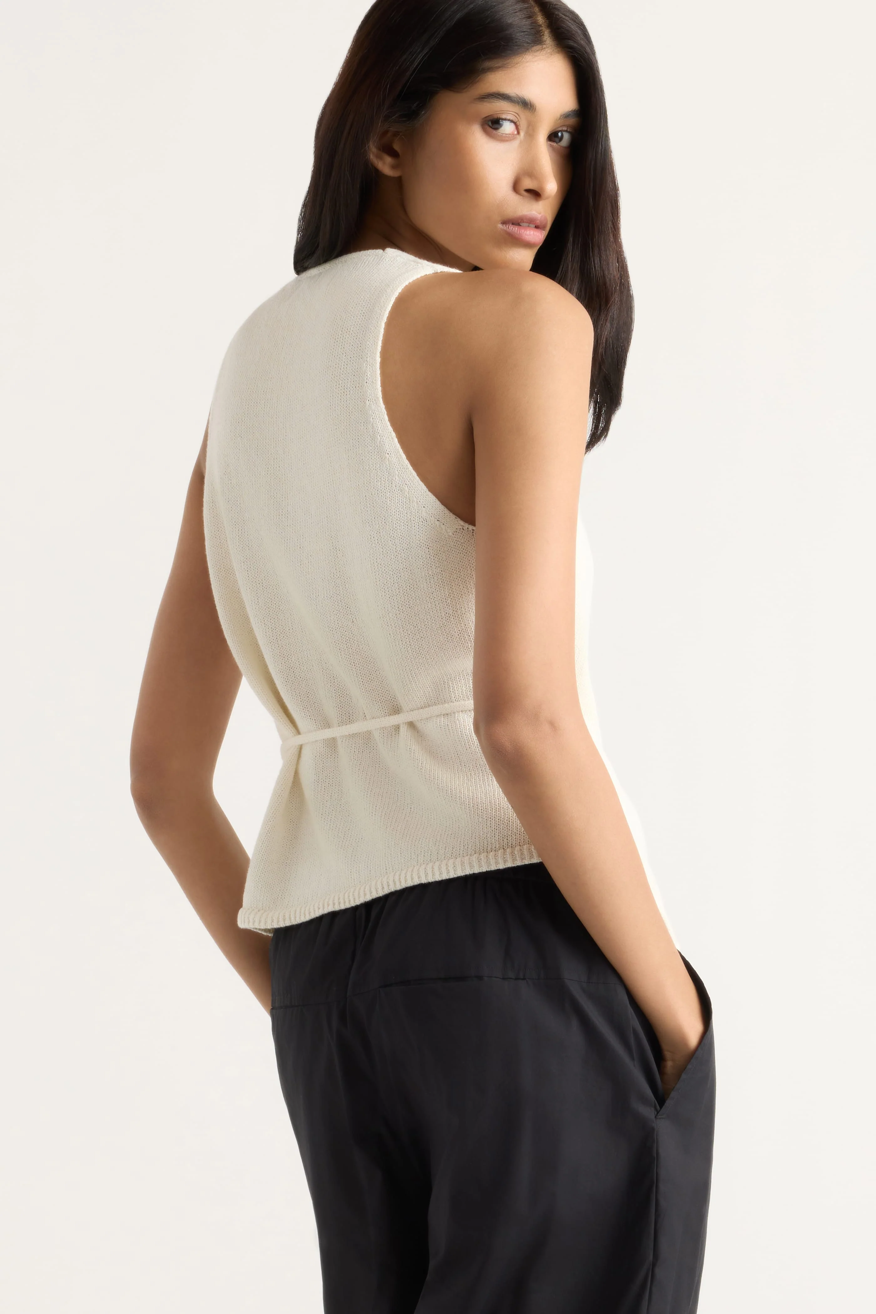 Peyton Stretch-Waist Organic Cotton Pant - Image 10