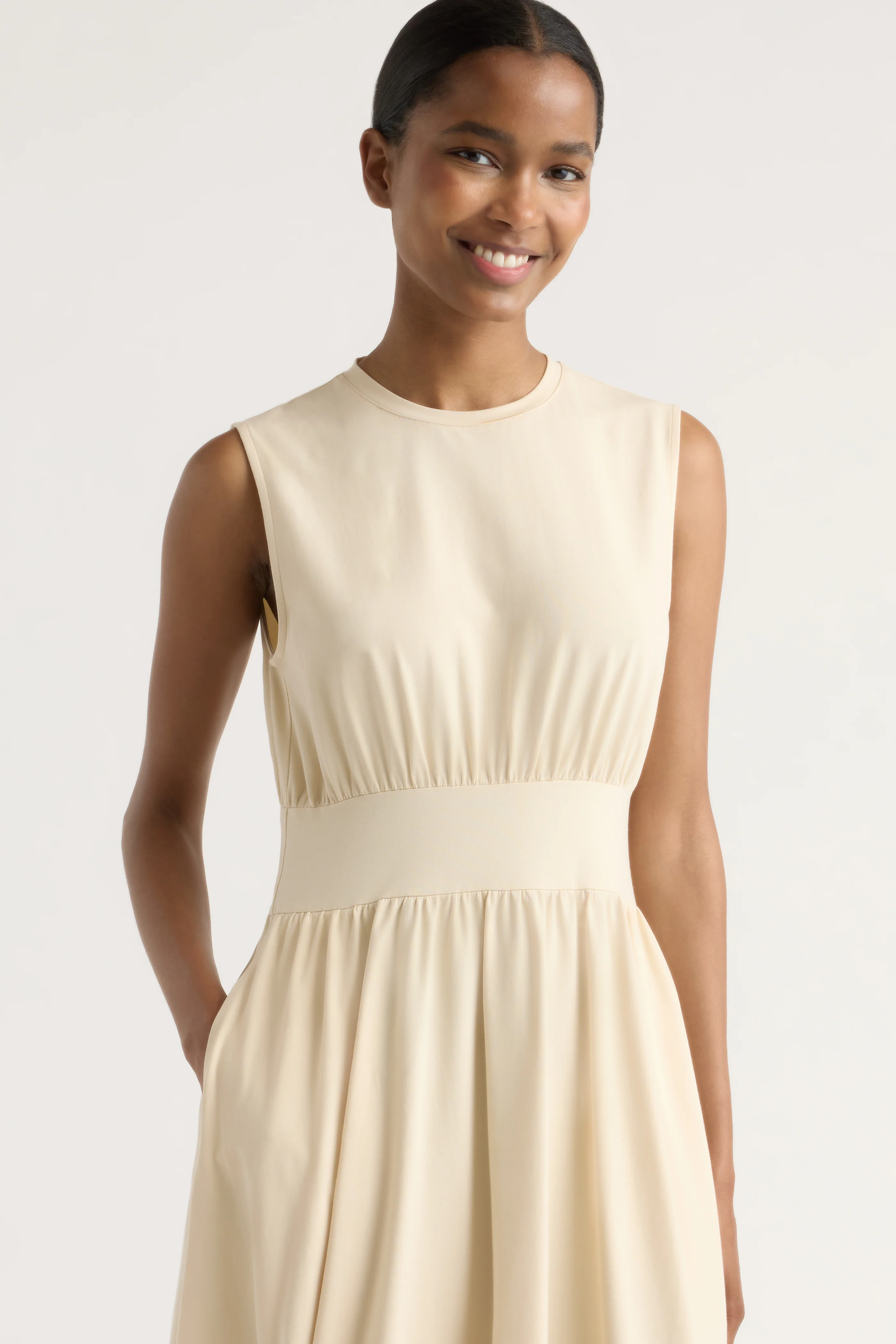 Prynn Sleeveless Jersey Dress - Image 3