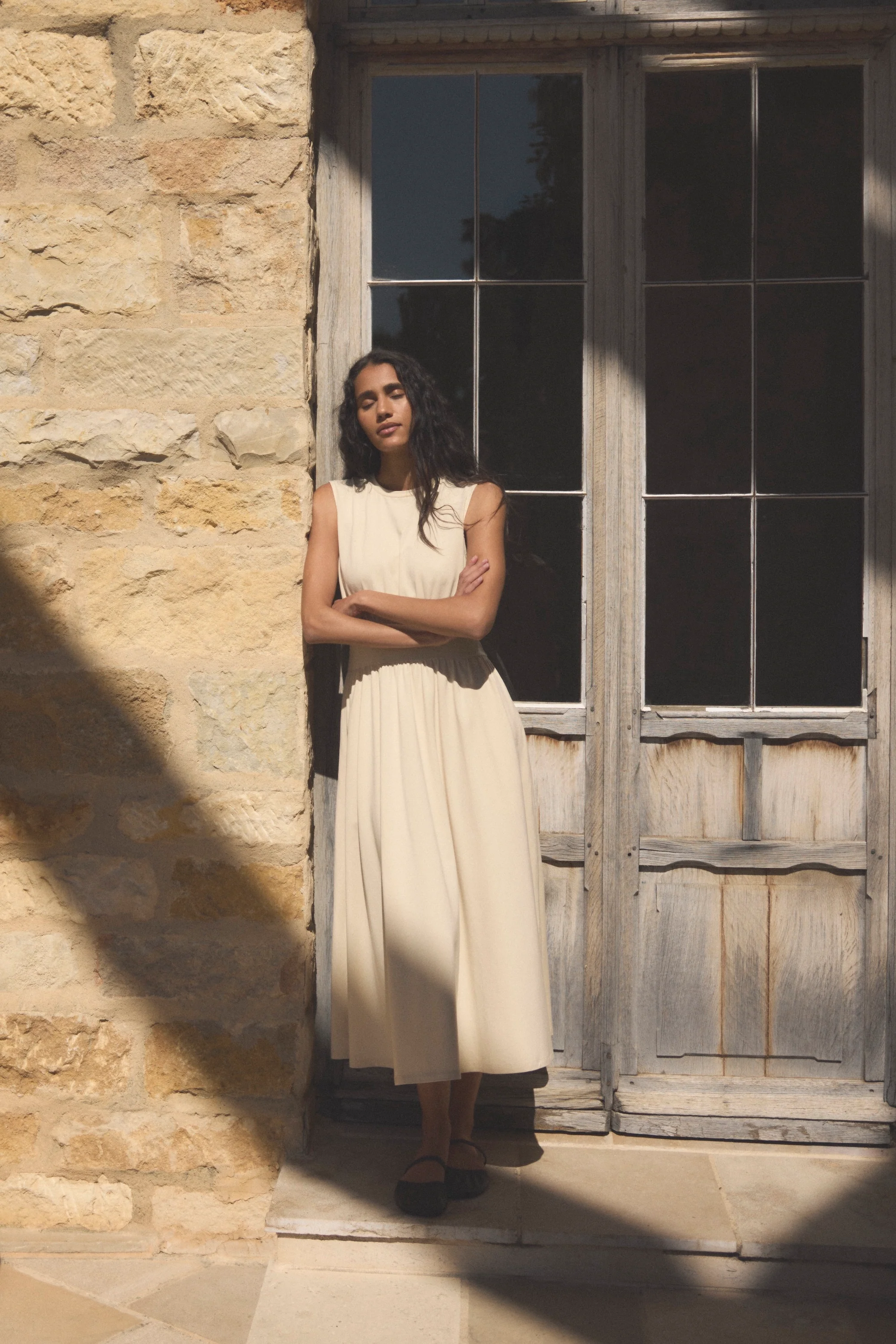 Prynn Sleeveless Jersey Dress - Image 7