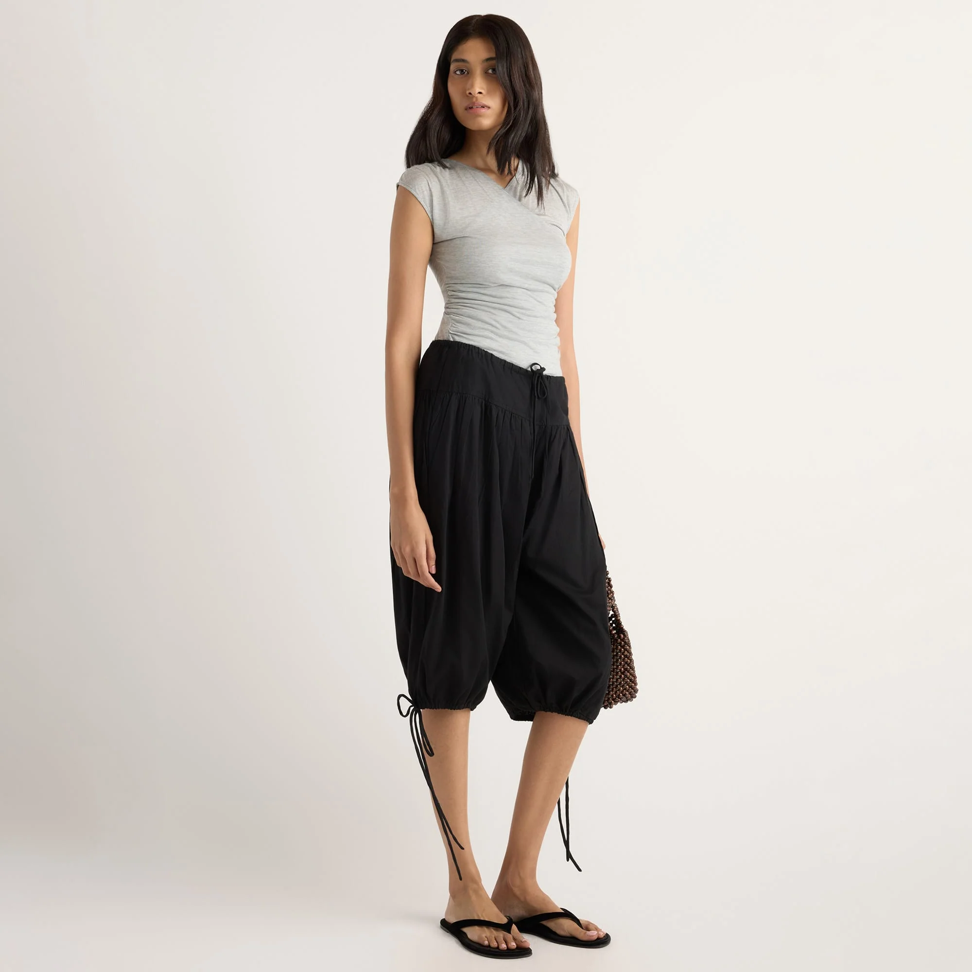 Rashida Wide-Leg Balloon Short