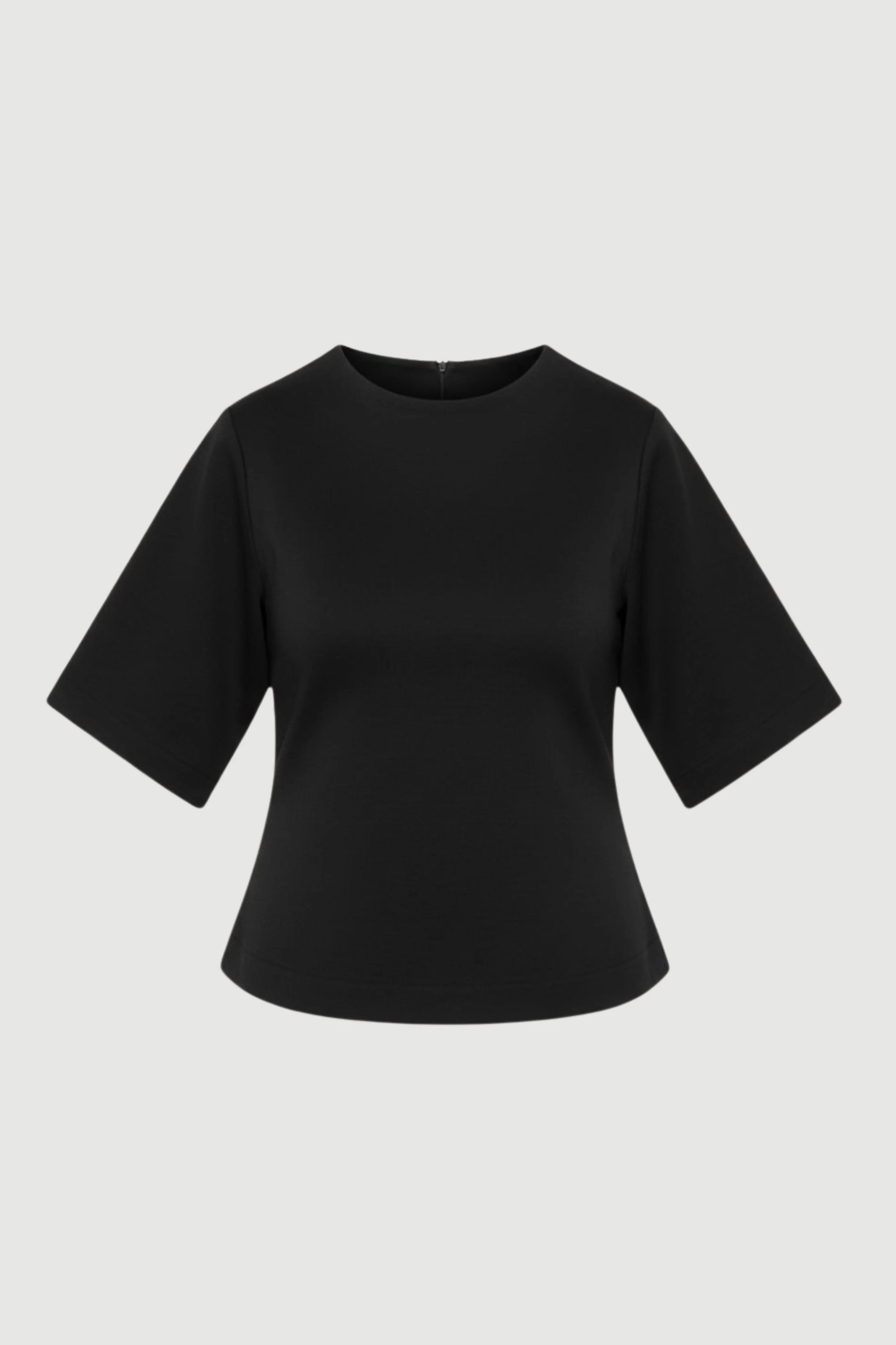 Reem Sculpted Curved-Hem Tee - Image 8