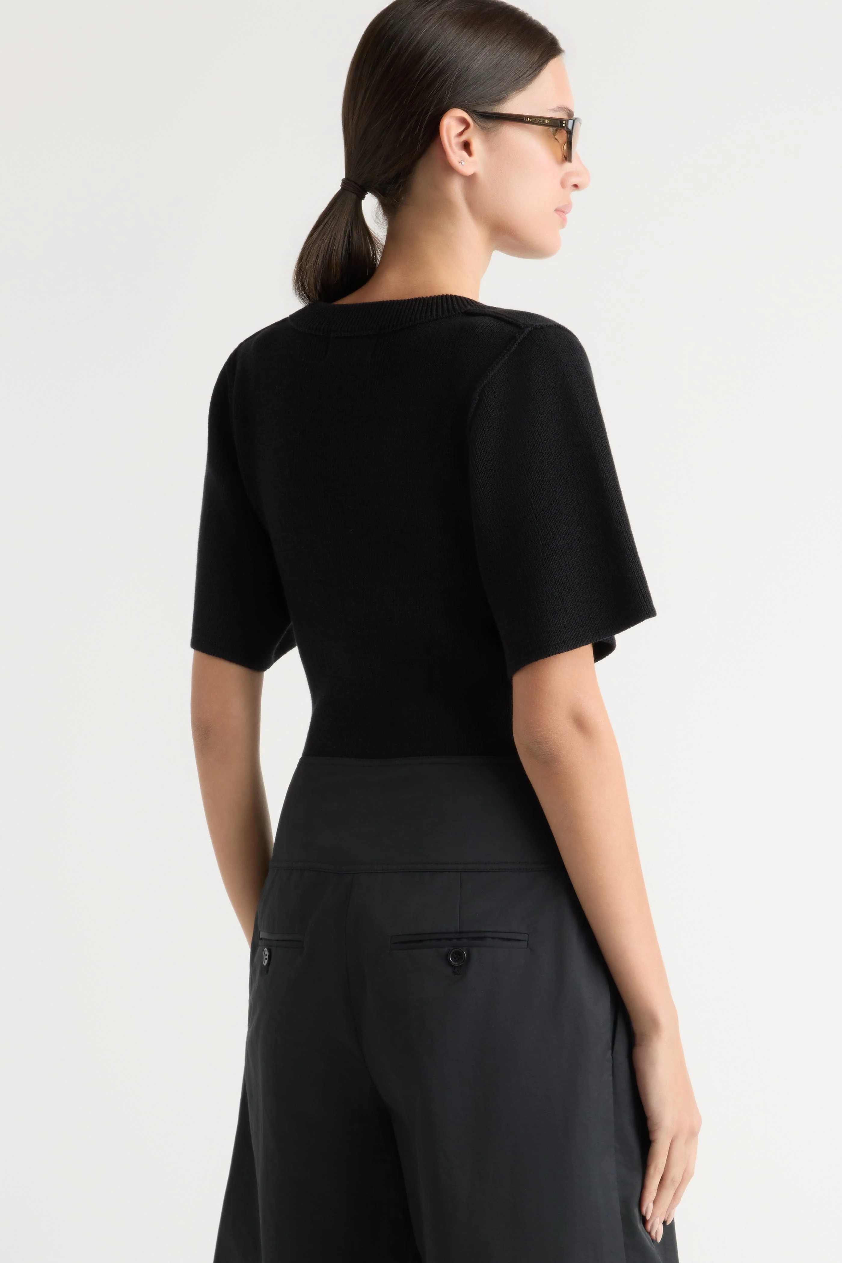 Reina Sculpted Scoop-Neck Knit Top - Image 6