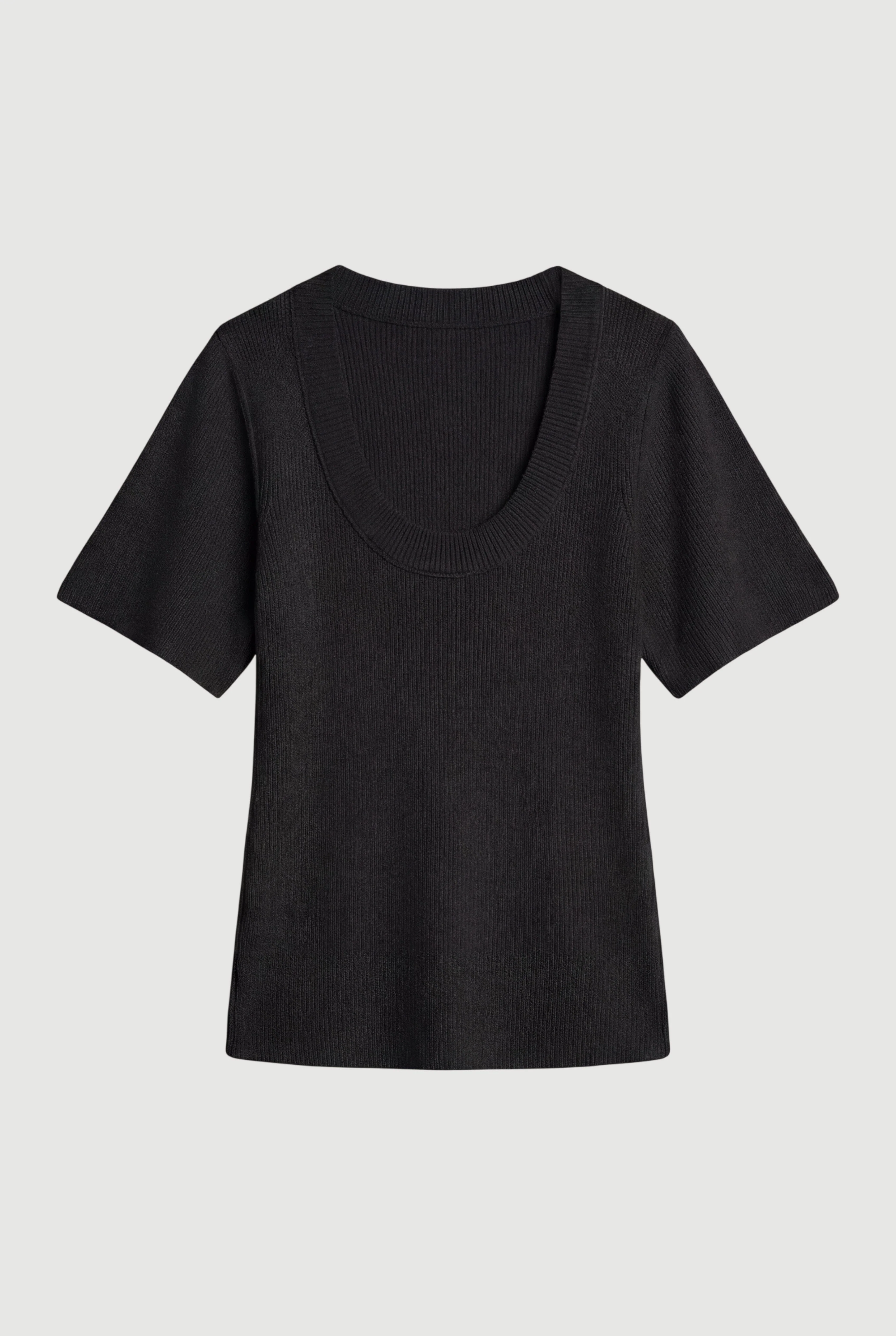 Reina Sculpted Scoop-Neck Knit Top - Image 7