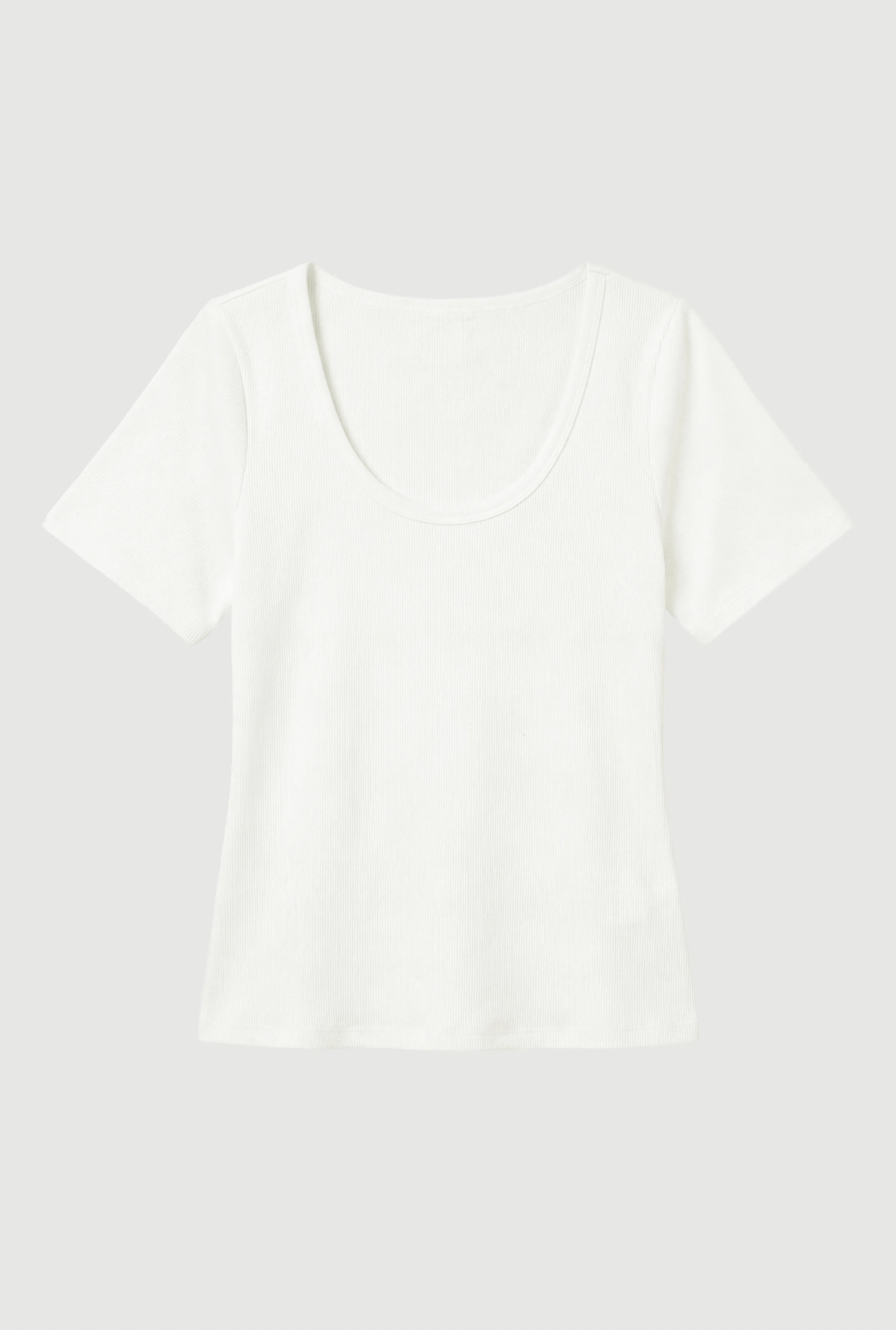 Renee Sculpted Scoop-Neck Tee - Image 8
