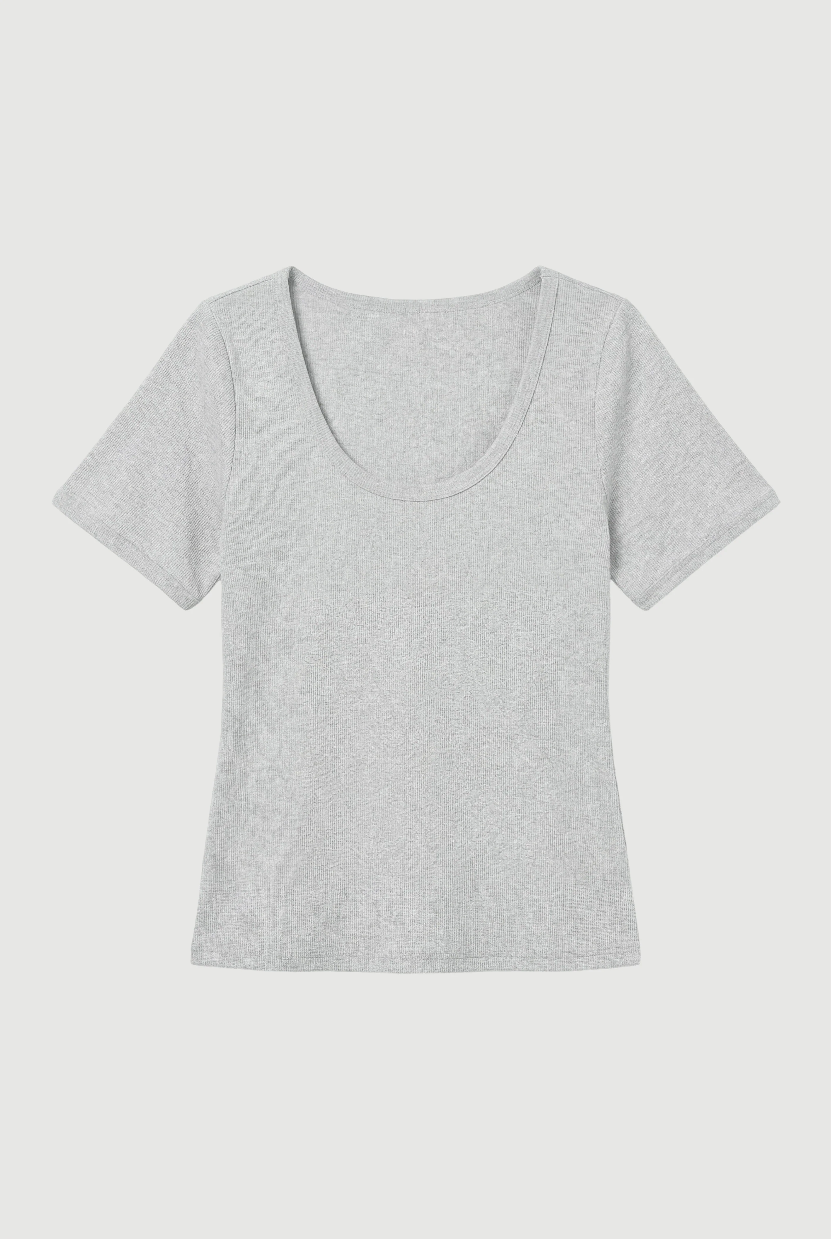 Renee Sculpted Scoop-Neck Tee - Image 8