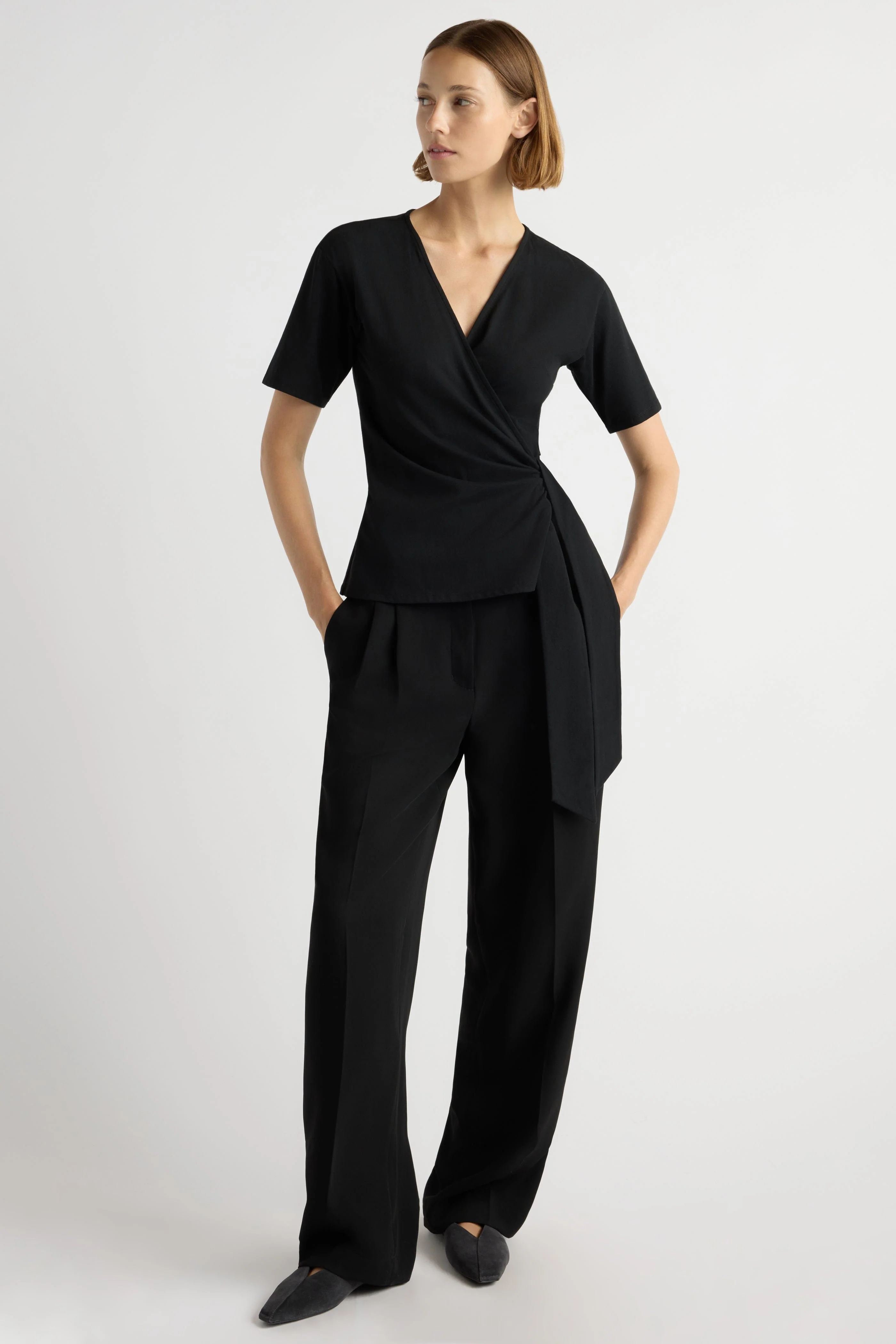 Sena Organic Cotton Wrap Tee - Image 5