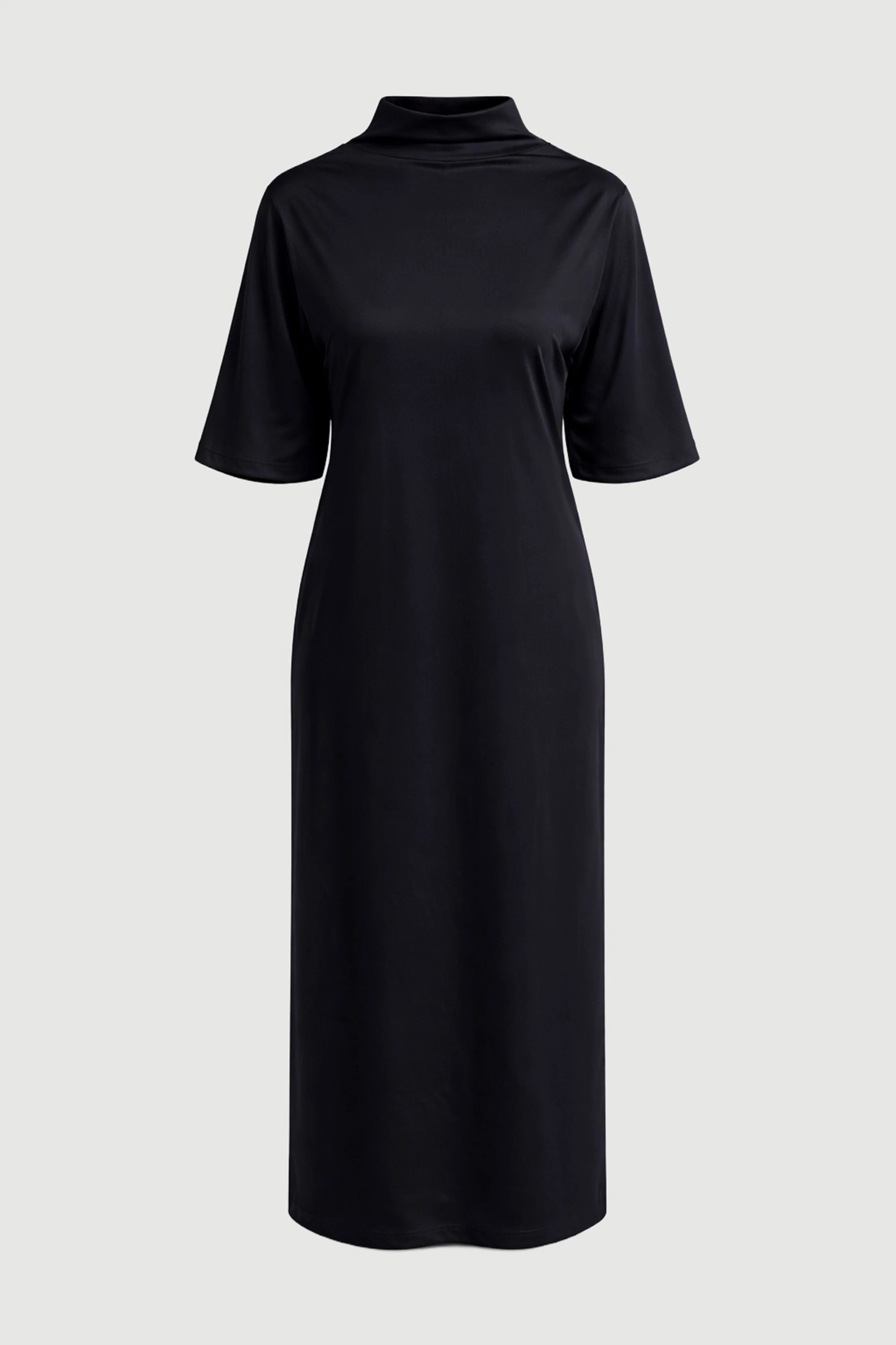Seren Pima-Cotton Foldover-Sleeve Dress - Image 7