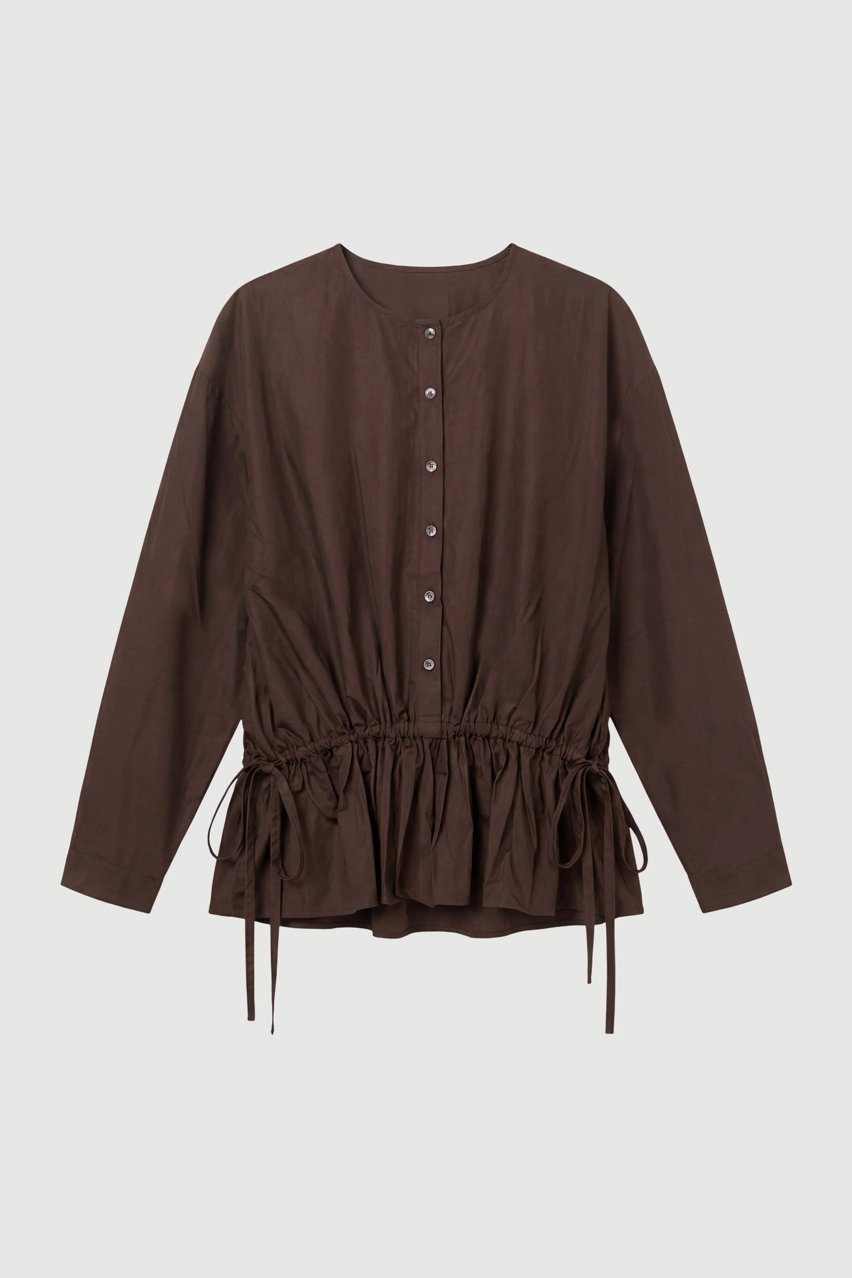 Sinead Cotton-Silk Ruffle Tunic Blouse - Image 10