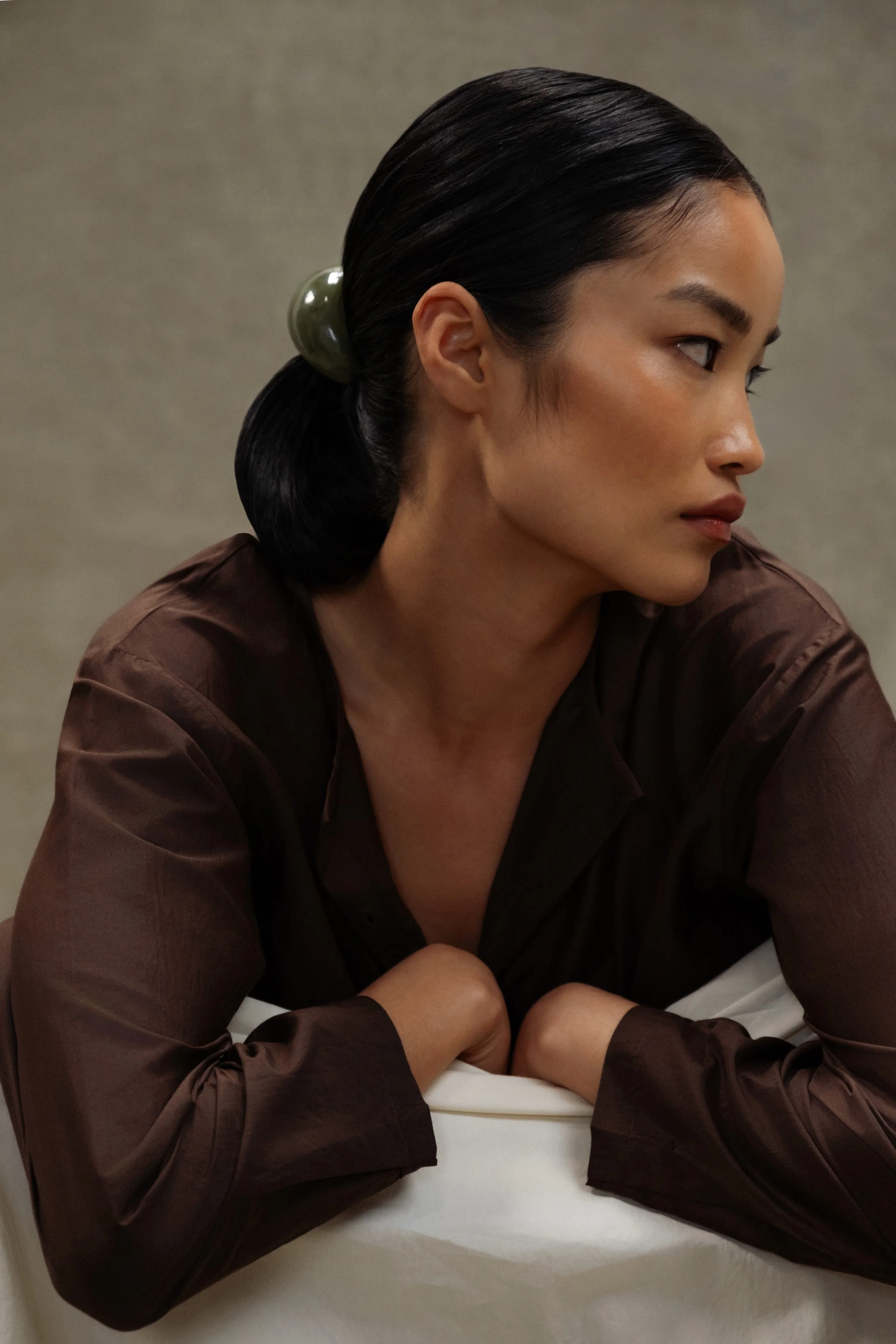 Sinead Cotton-Silk Ruffle Tunic Blouse - Image 8