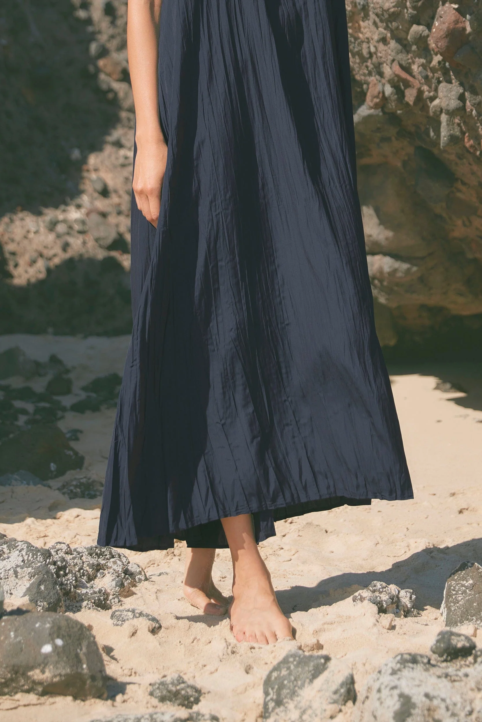 Solange Crinkled Maxi Dress - Image 10