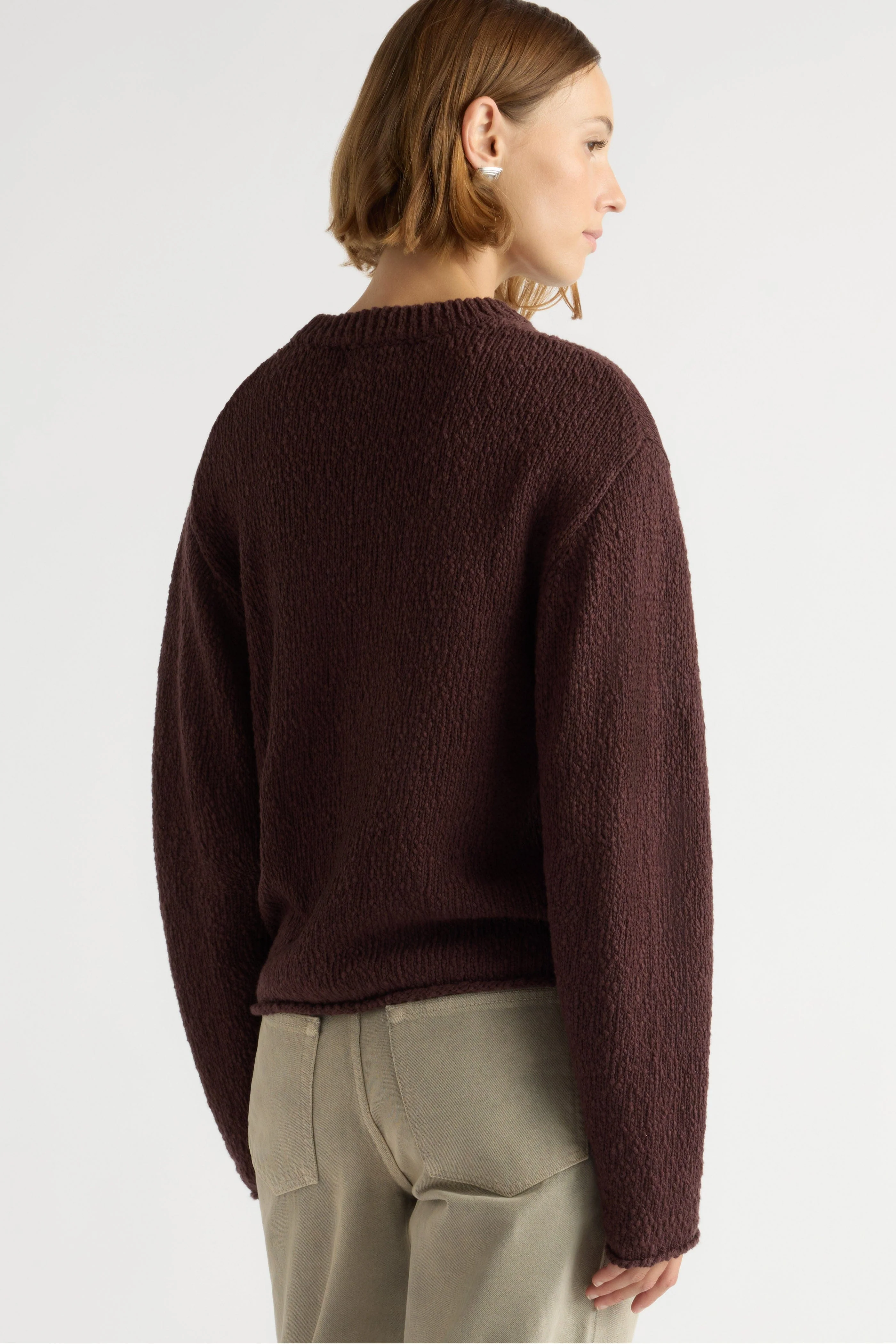 Sonya Textured Organic Cotton Sweater - Image 6