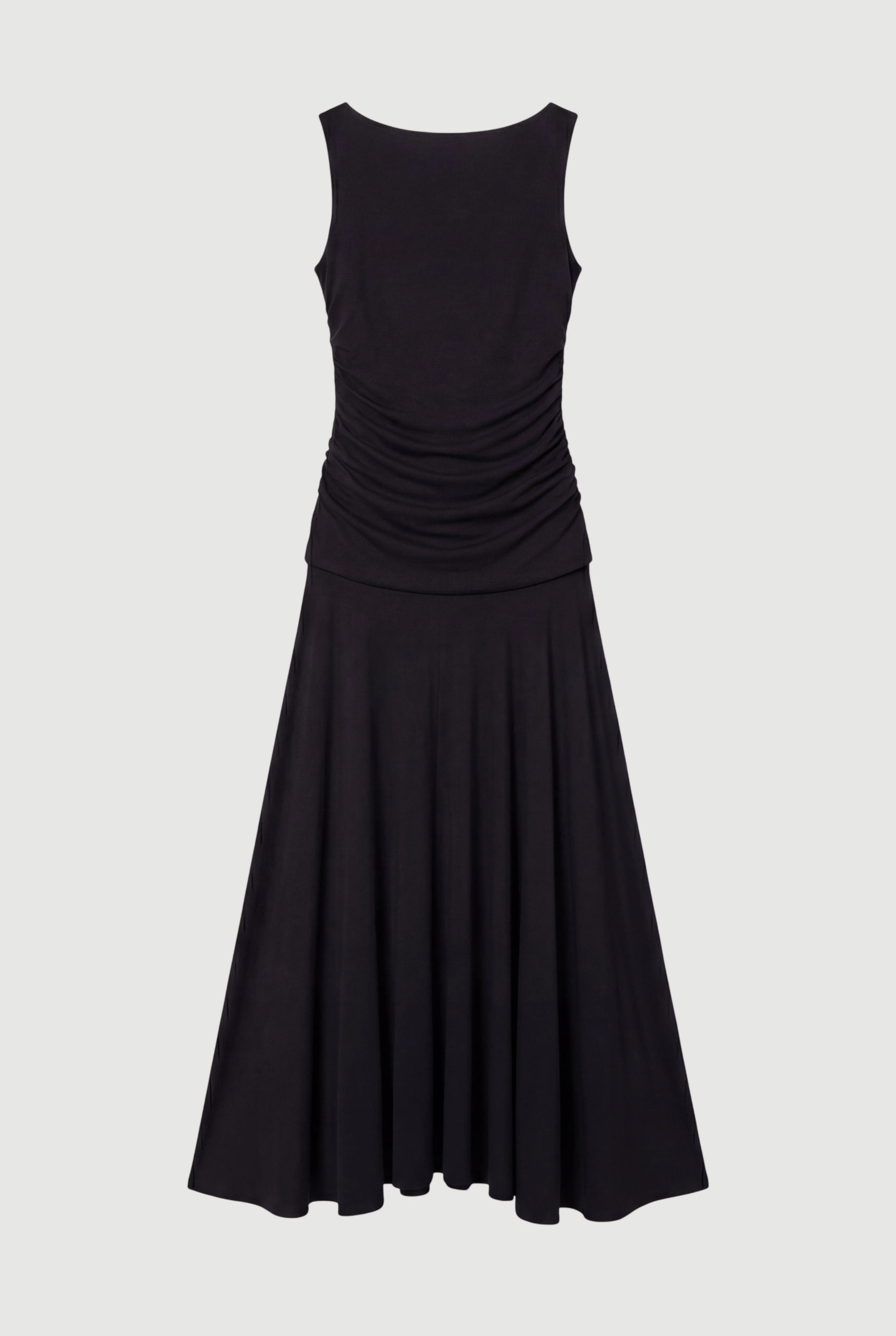 Tamsin Ruched Drop-Waist Maxi Dress - Image 7