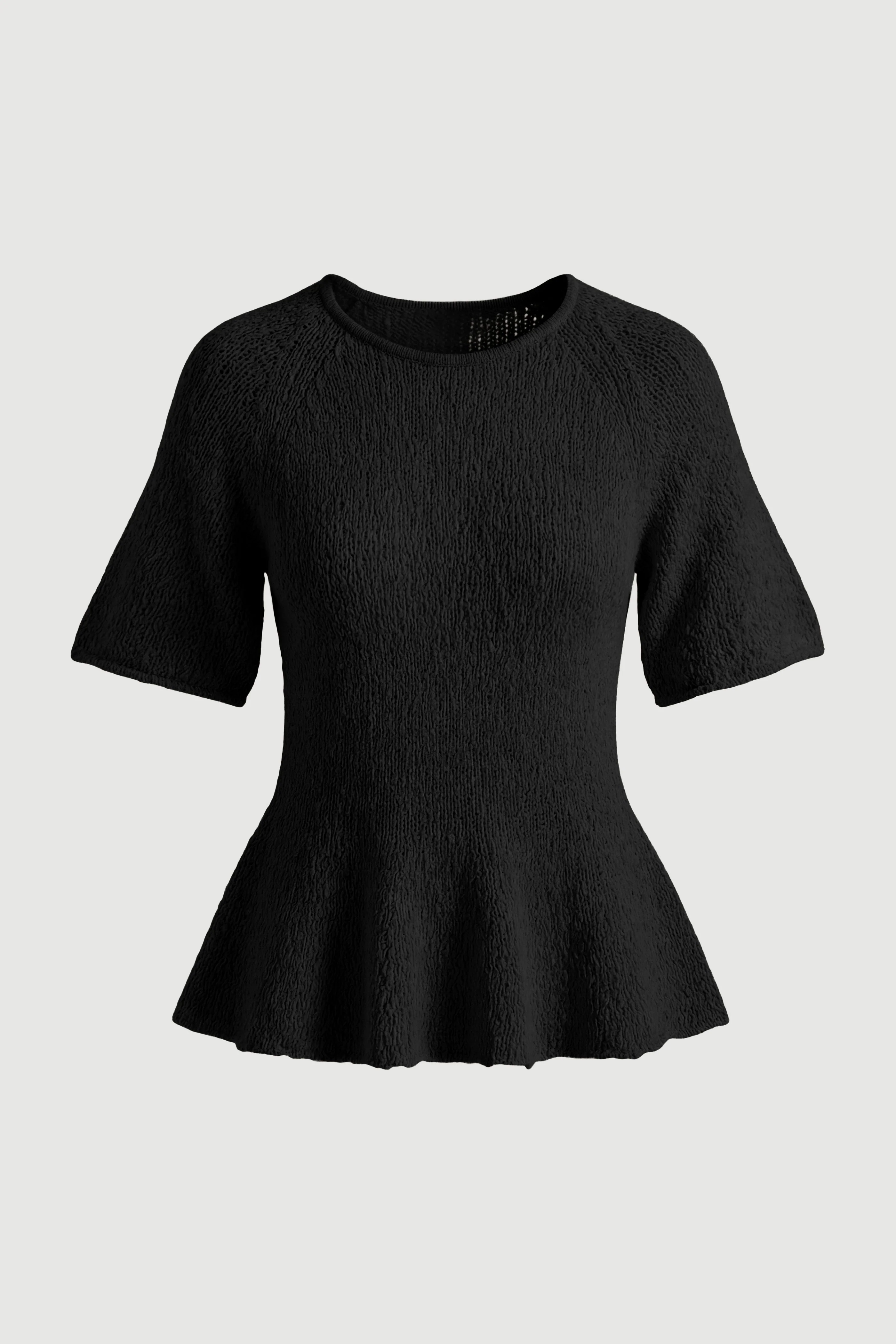 Valetta Organic Cotton Sculpted Knit Top - Image 7