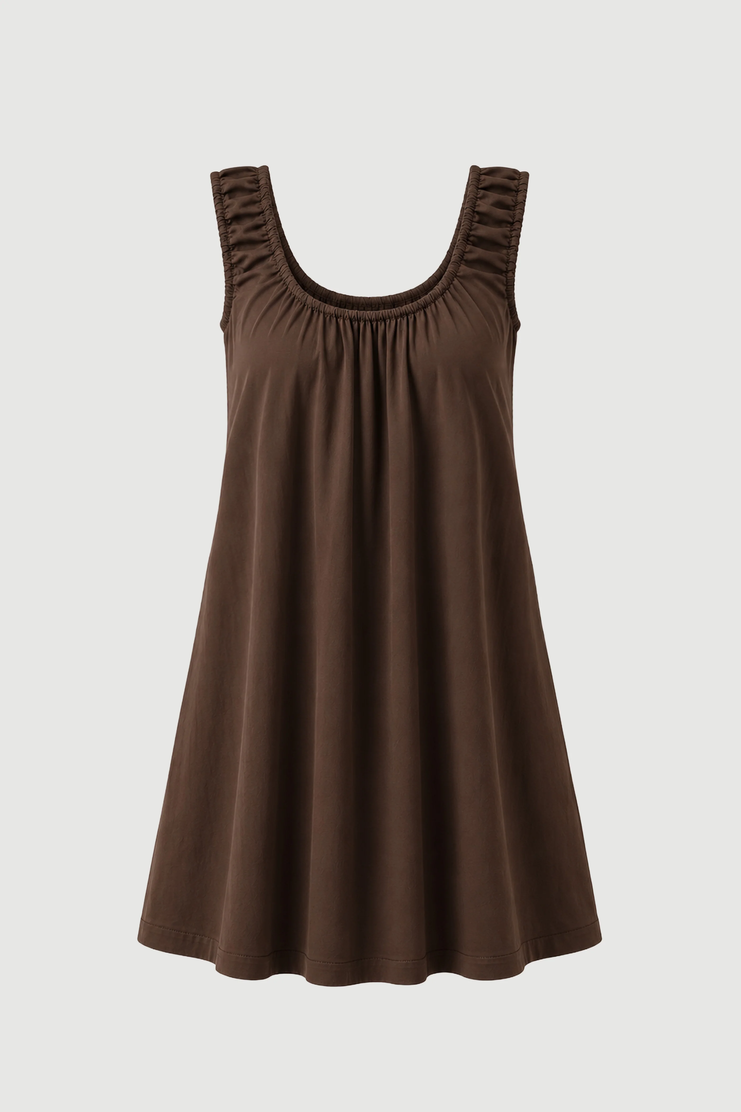 Winnie Organic Cotton U-Neck Mini Dress - Image 8