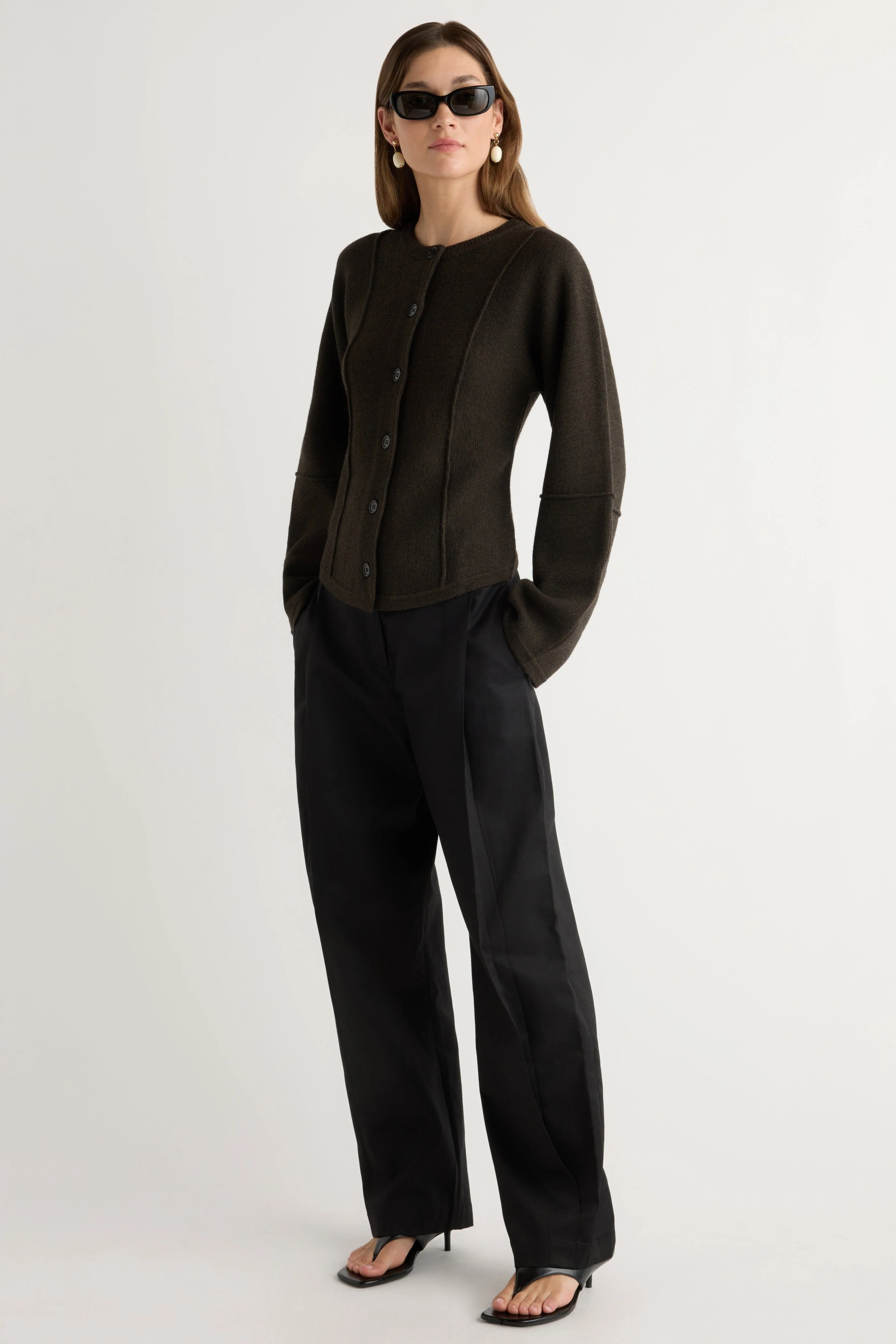 Wren Exposed-Seam Cardigan - Image 5