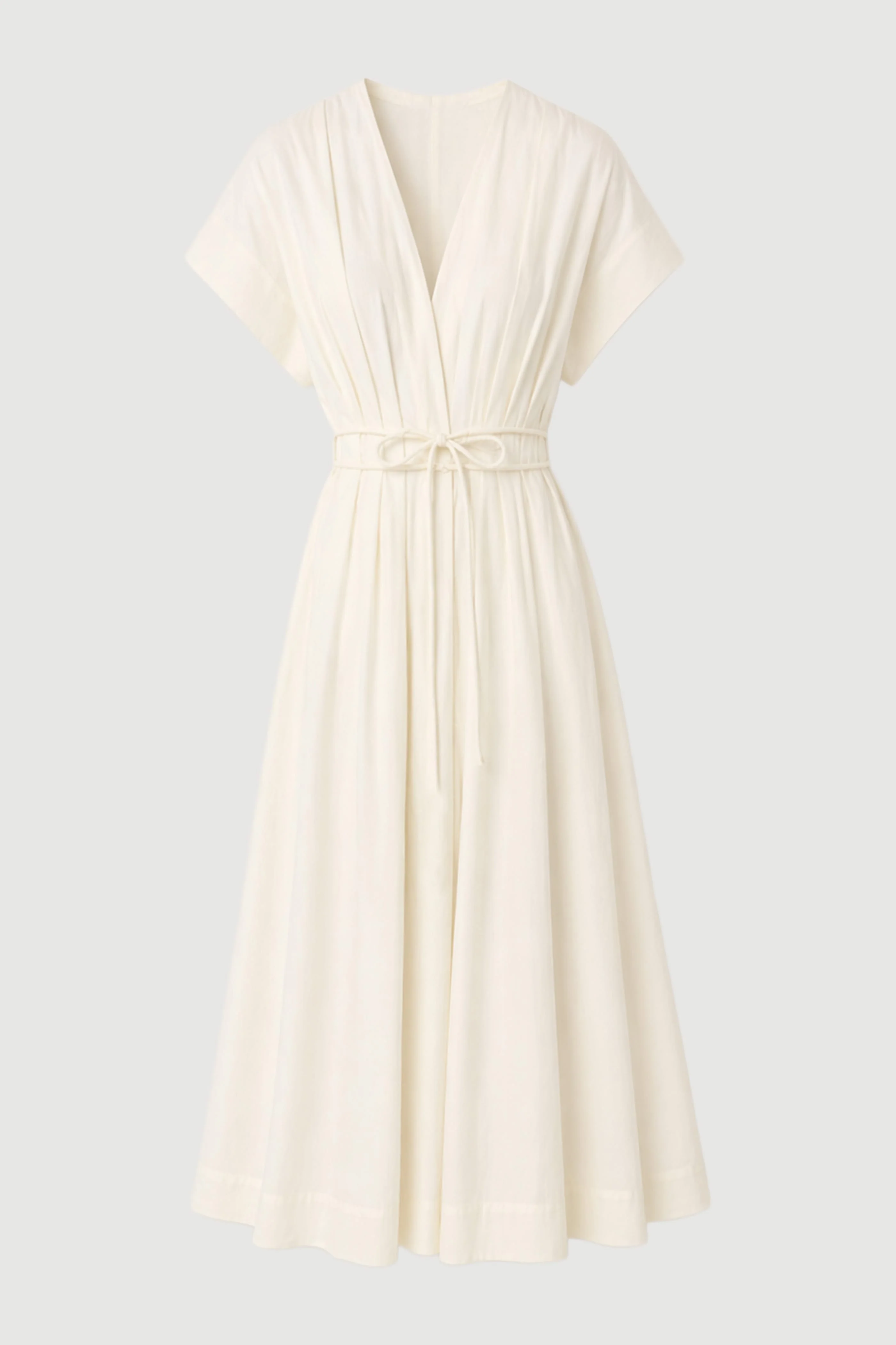 Yvette Cotton V-Neck Dress - Image 10